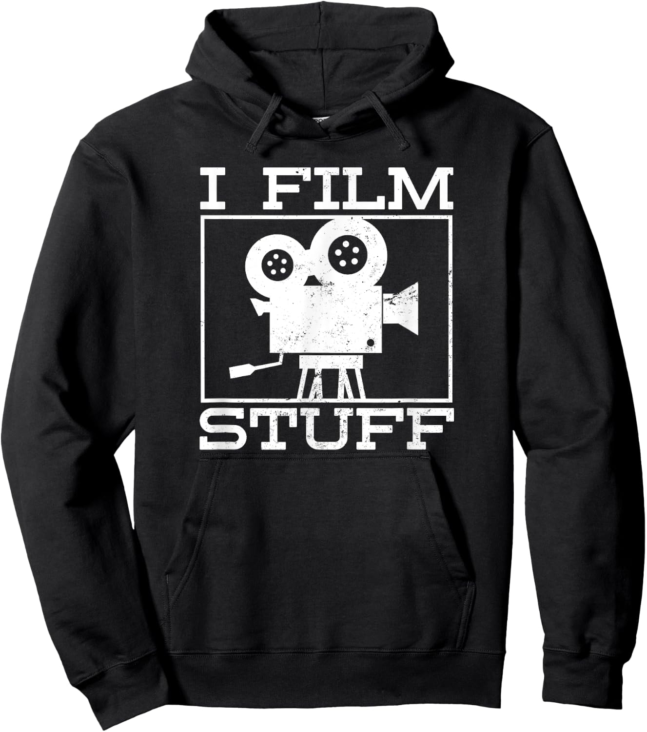 Movie Director Gifts & | Filmmaker Design | I Film Stuff Gift Hoodie - Hoodie | Black