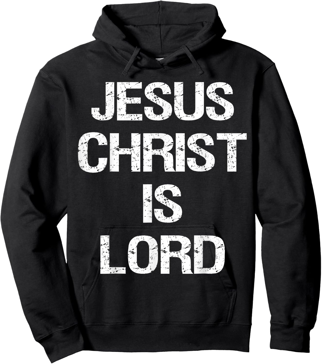 Jesus Christ Is Lord Christian Believer Graphic Hoodie - Hoodie | Black
