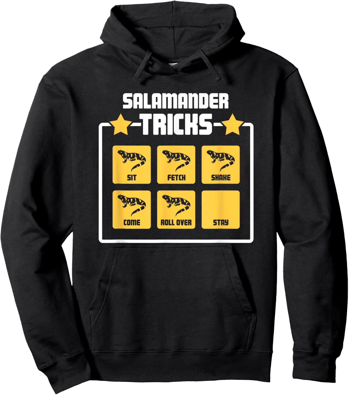 Tiger Salamander / Pet Salamander Amphibians - Funny Hoodie - Hoodie | Black