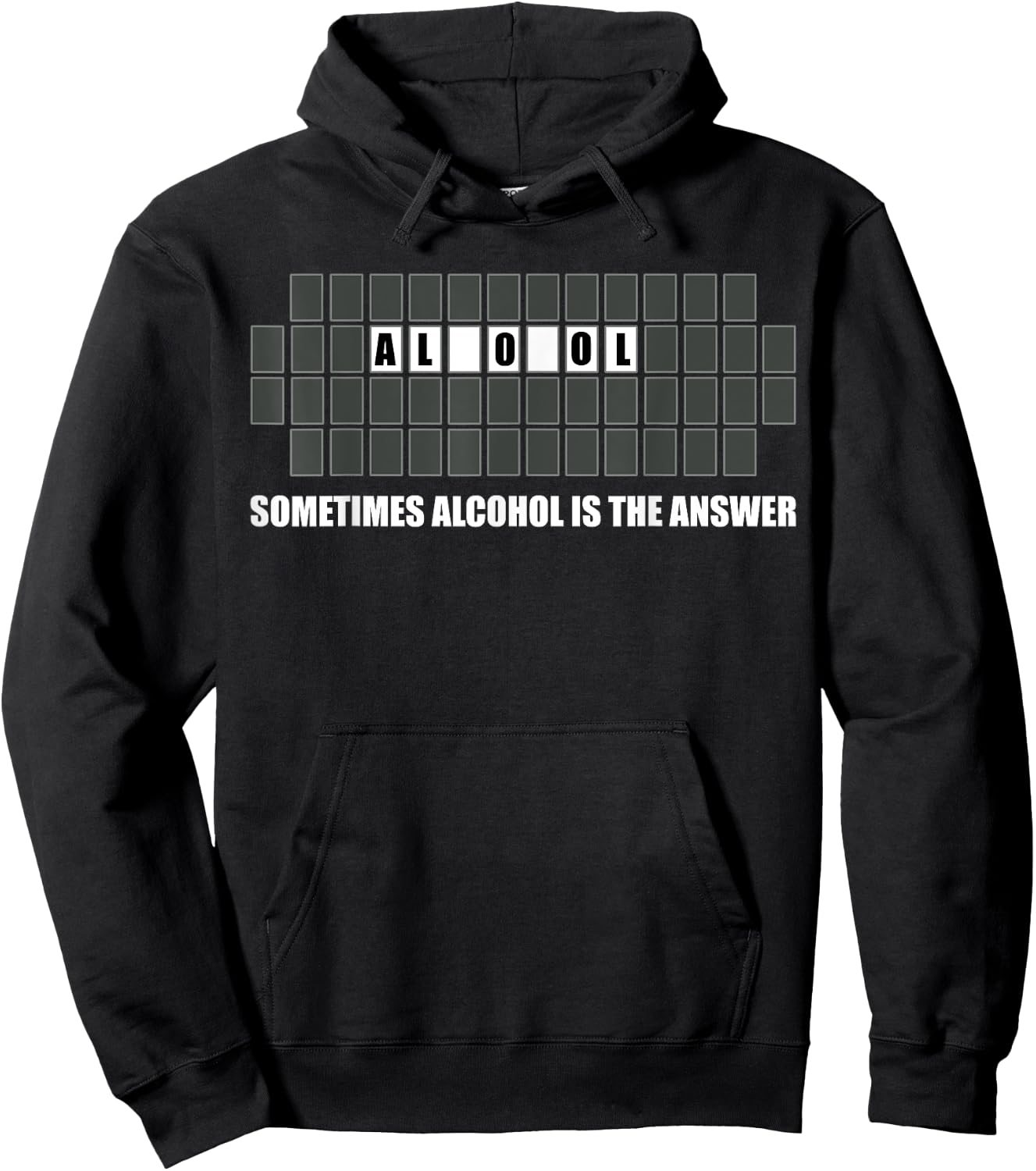 Sometimes Alcohol Is The Answer Drinking Hoodie - Hoodie | Black