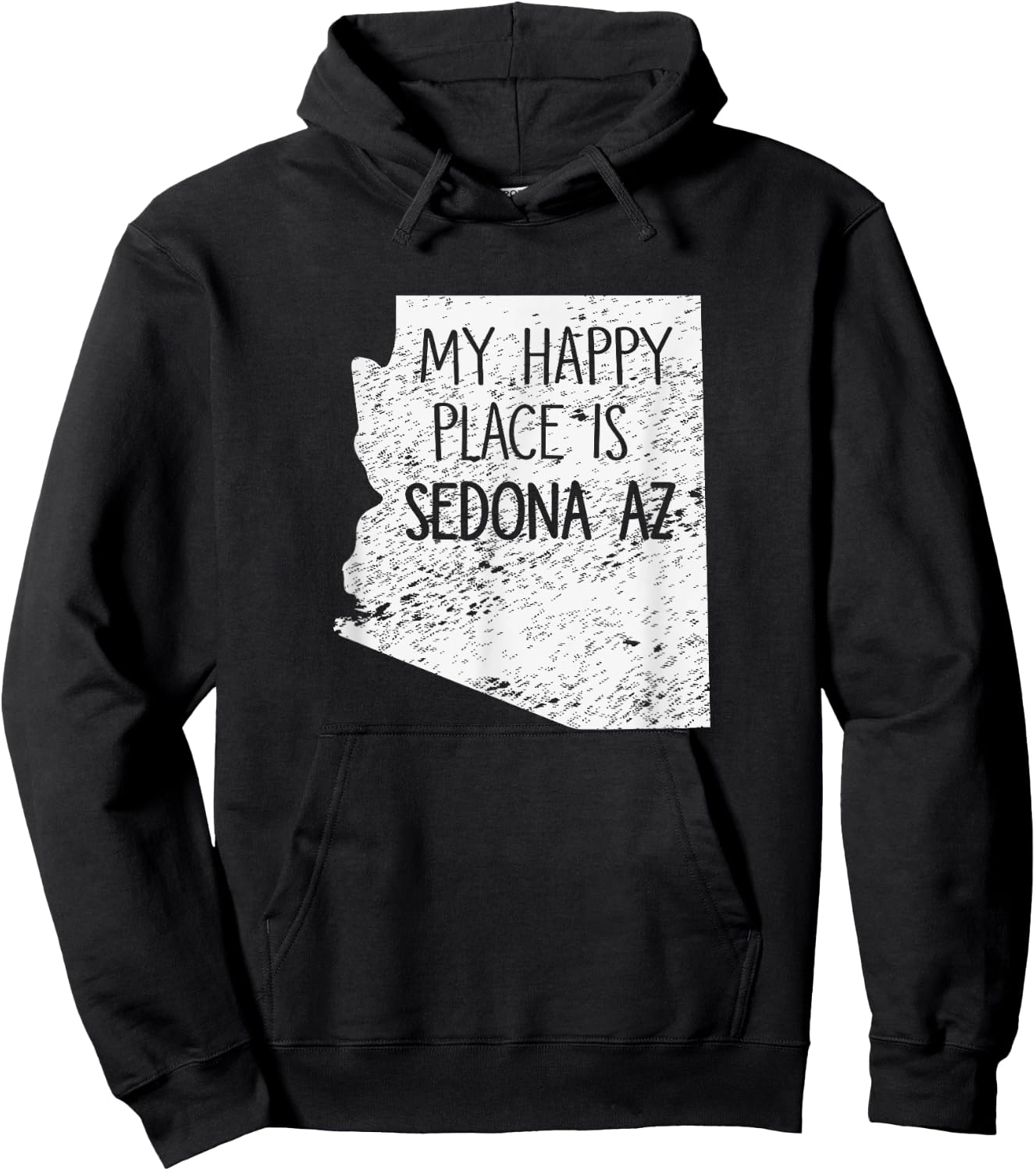 SEDONA, ARIZONA My Happy Place is Sedona Gift T Shirt Hoodie - Hoodie | Black