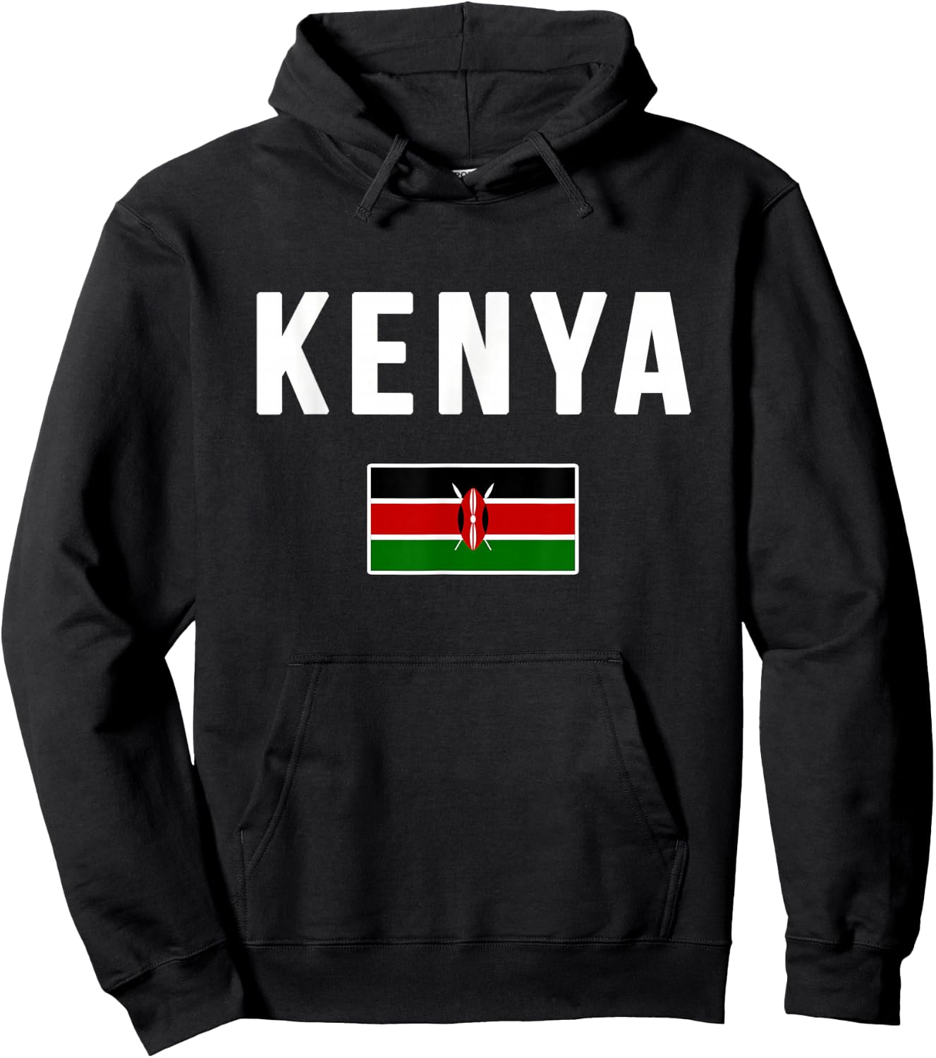 Kenyan Flag Kenya Hoodie - Hoodie | Black