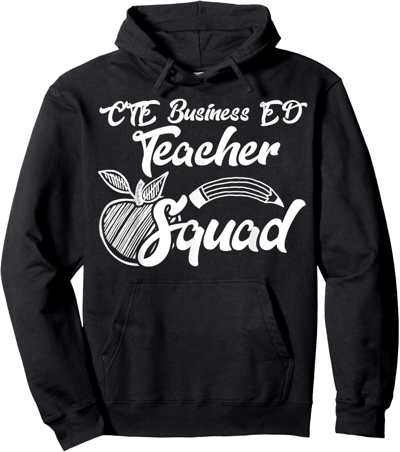 CTE Business ED Teacher Squad Career Team Gifts Hoodie - Hoodie | Black