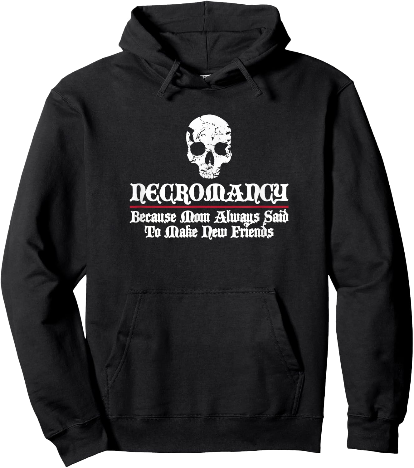 Necromancy Shirt Gift : Funny Necromancer Hoodie - Hoodie | Black