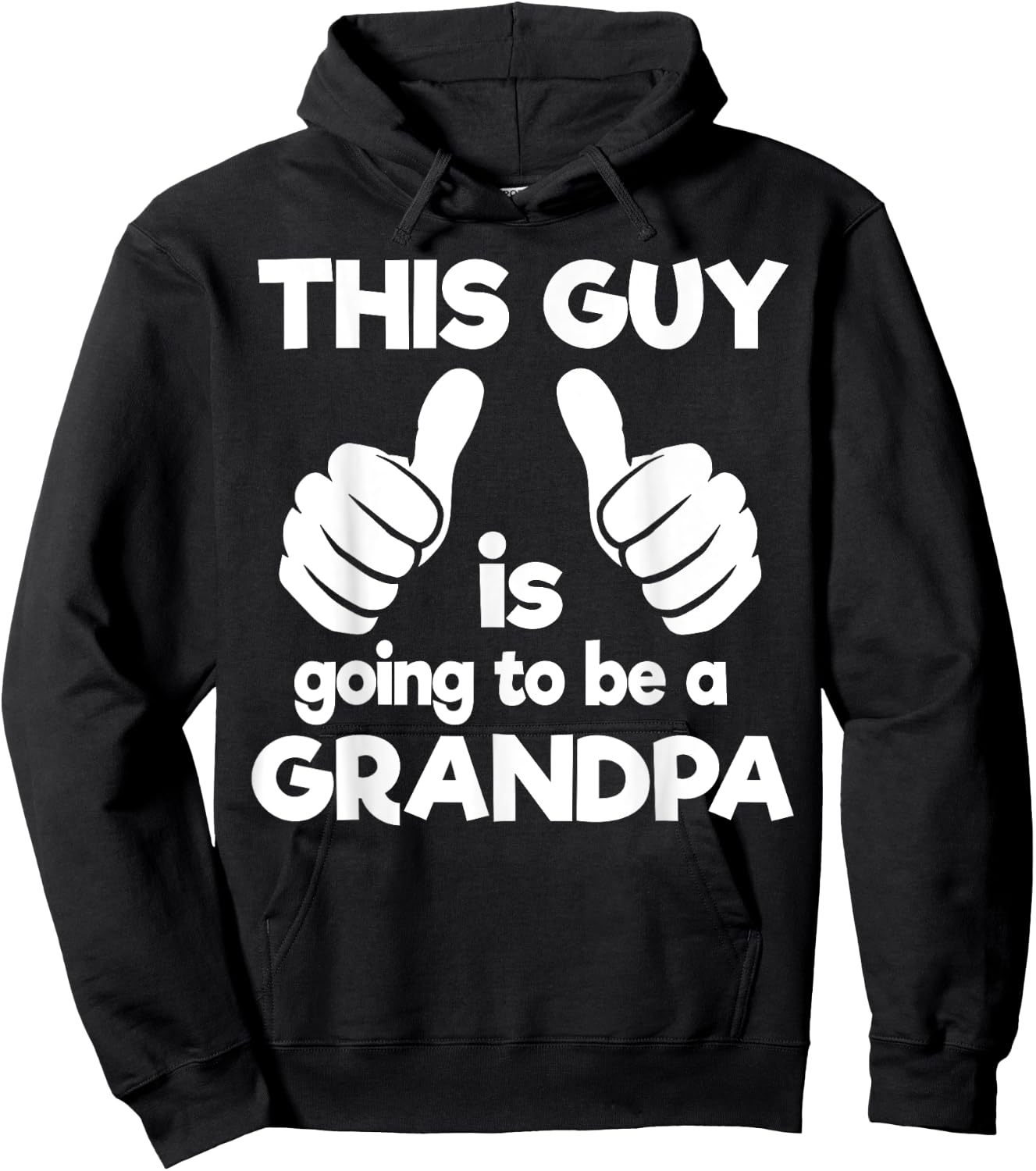 This Guy Is Going To Be A Grandpa Hoodie - Hoodie | Black