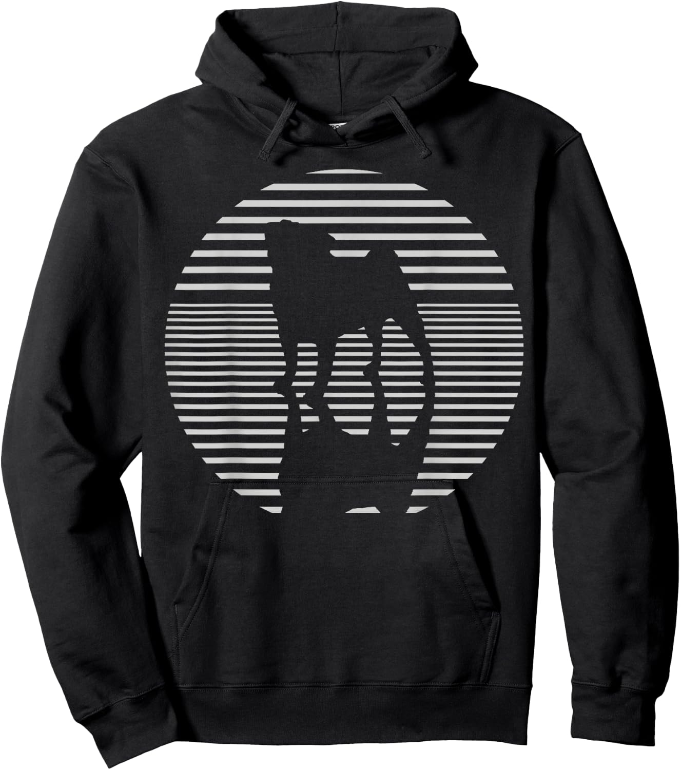 Pug Puggie-Dog Hoodie - Hoodie | Black