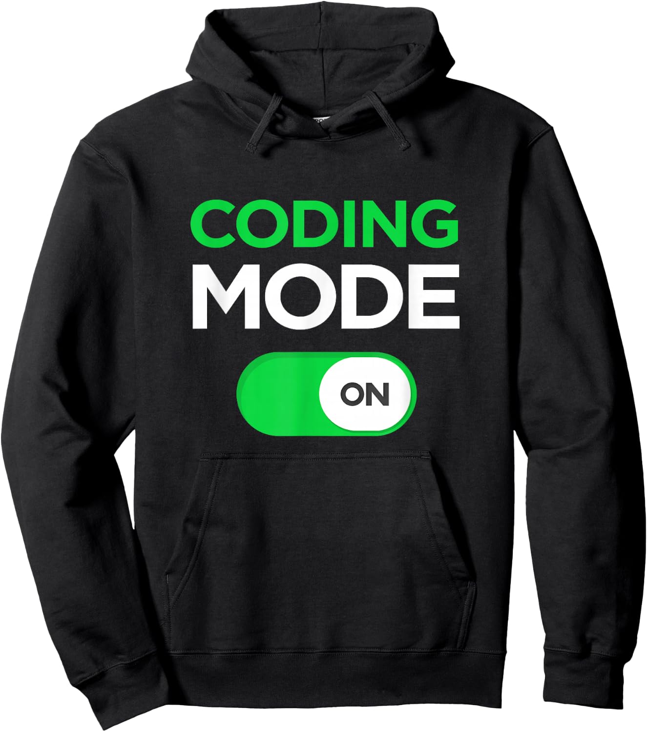 Funny Coding T Shirt Code Mode On Gift Kids, Men, Women Hoodie - Hoodie | Black