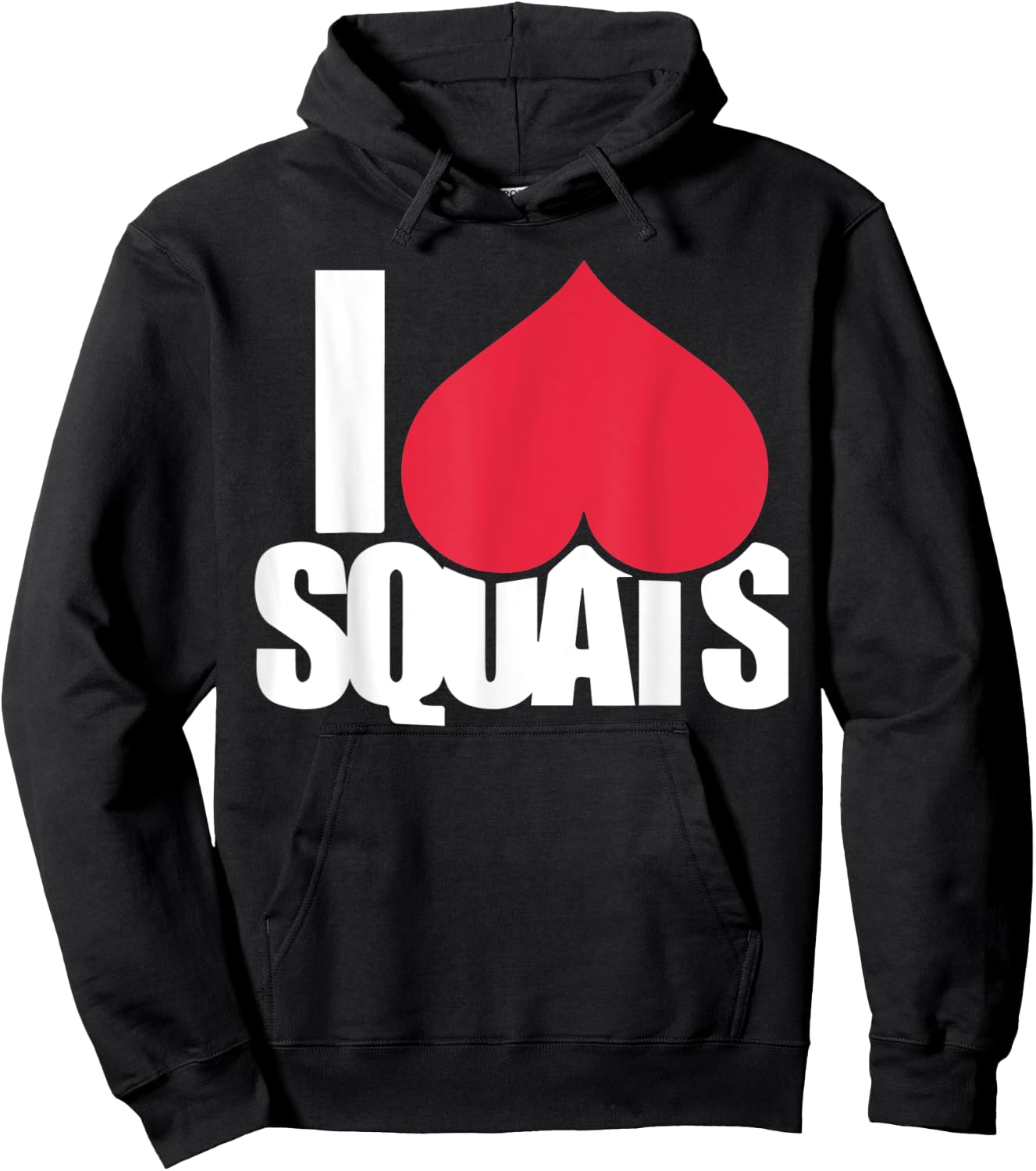 Funny Workout I Love Squats Shirt in 5 Colors Hoodie - Hoodie | Black