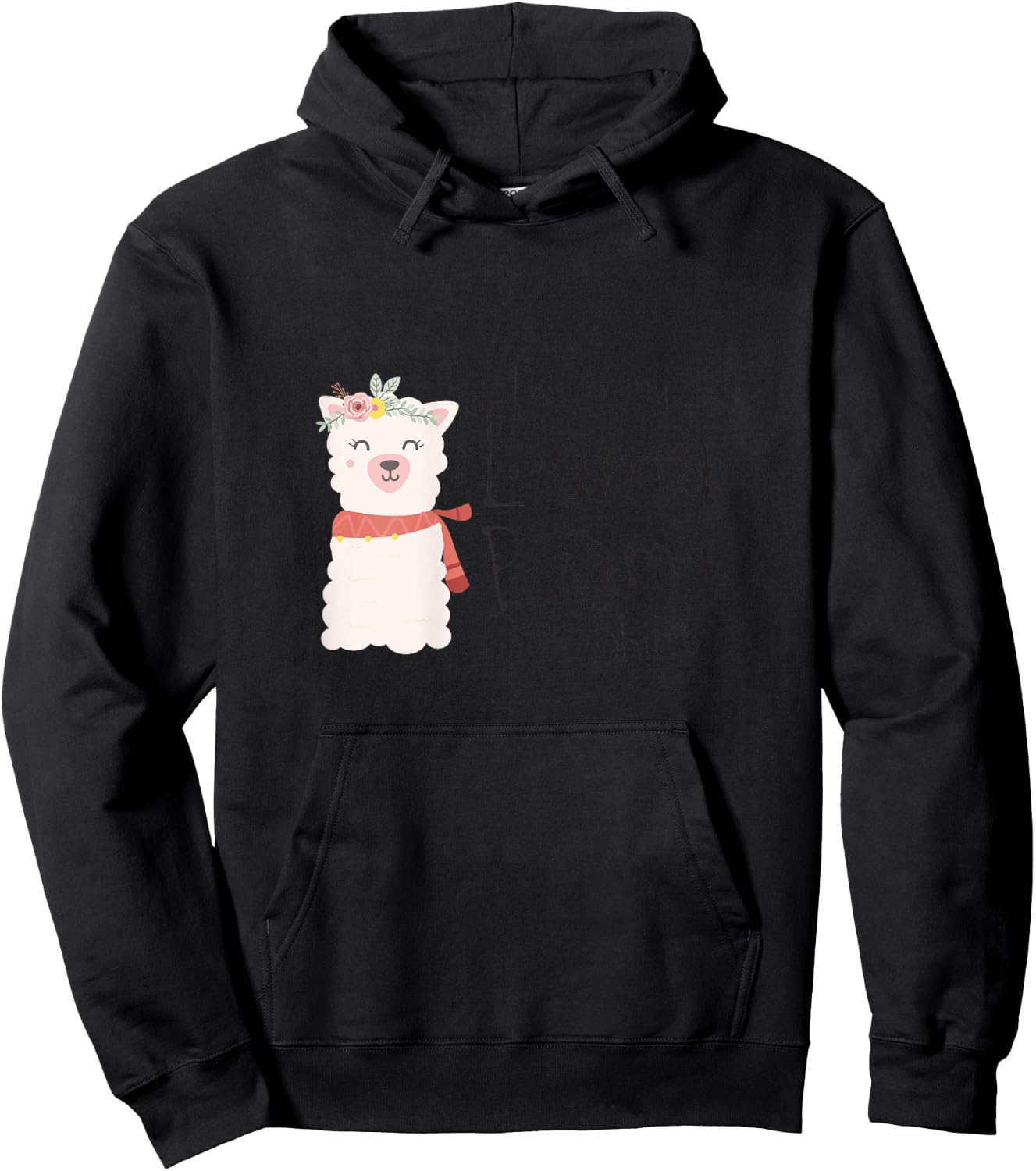 & Kids This Is My Llama Pajama Shirt Cute Alpaca Gift Hoodie - Hoodie | Black
