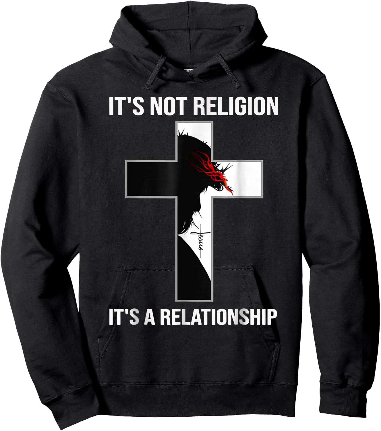 I'ts Not A Religion, It's A Personal Relationship Hoodie - Hoodie | Black