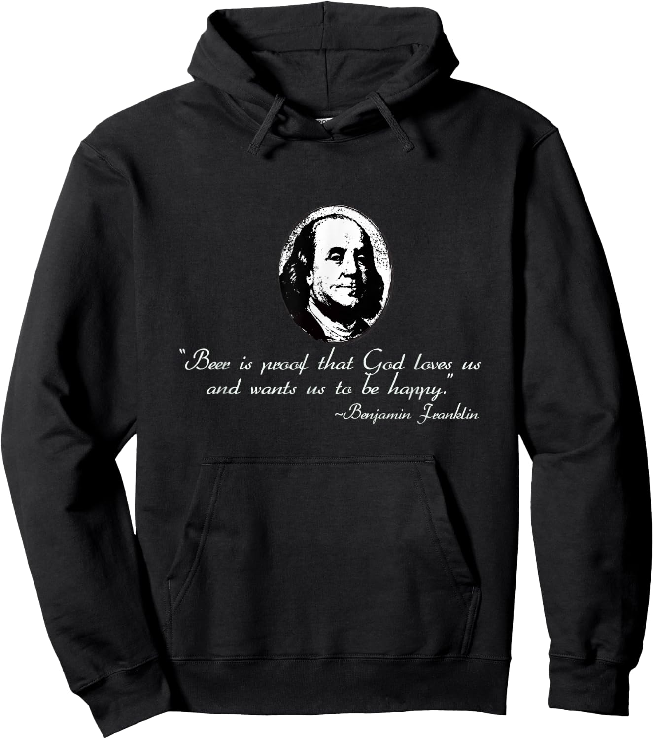 Beer is Proof that God Loves Us | Homebrewer Hoodie - Hoodie | Black