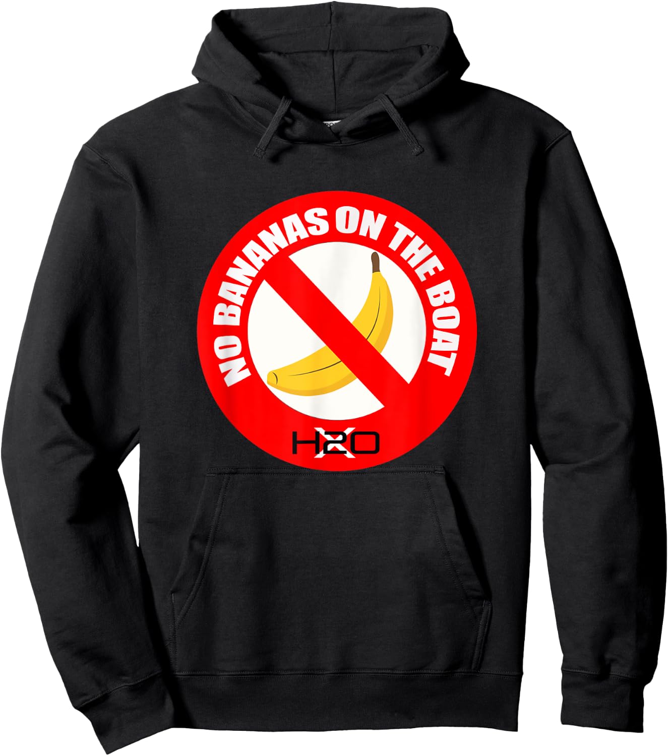 No Bananas On The Boat Hoodie - Hoodie | Black