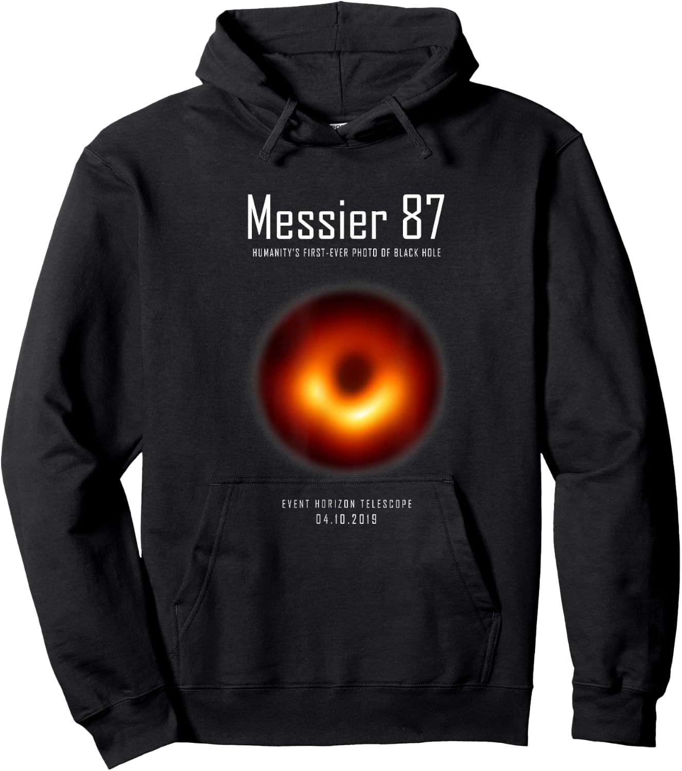 Messier 87 BlackHole Day Event Horizon Commemorative Hoodie - Hoodie | Black