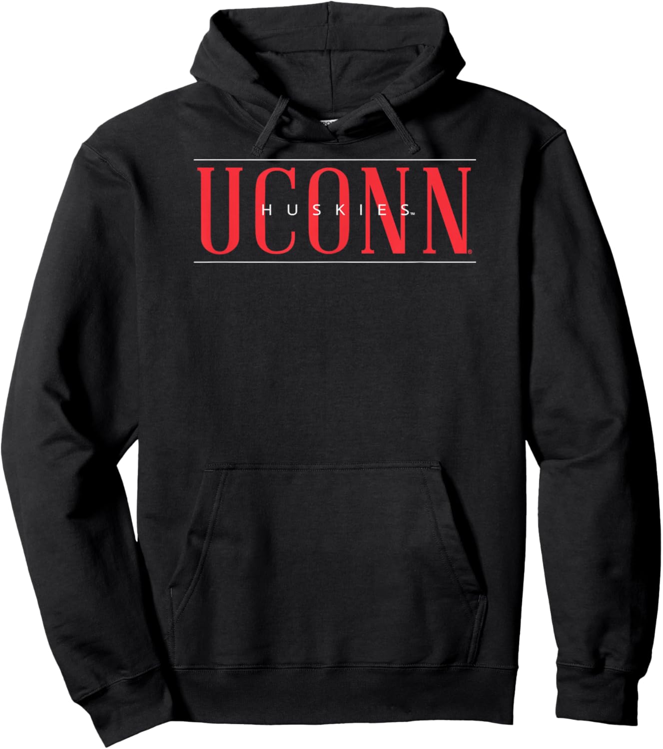Connecticut Huskies Psychic Navy Officially Licensed Hoodie - Hoodie | Black