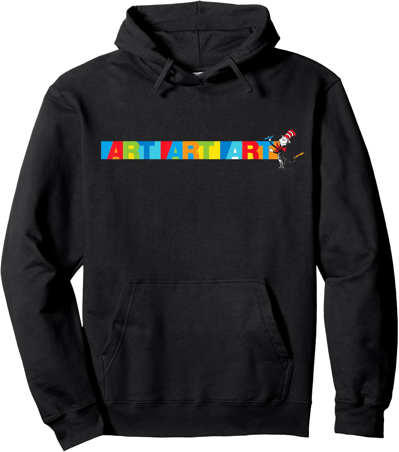 Dr. Seuss Art Art Hoodie - Hoodie | Black