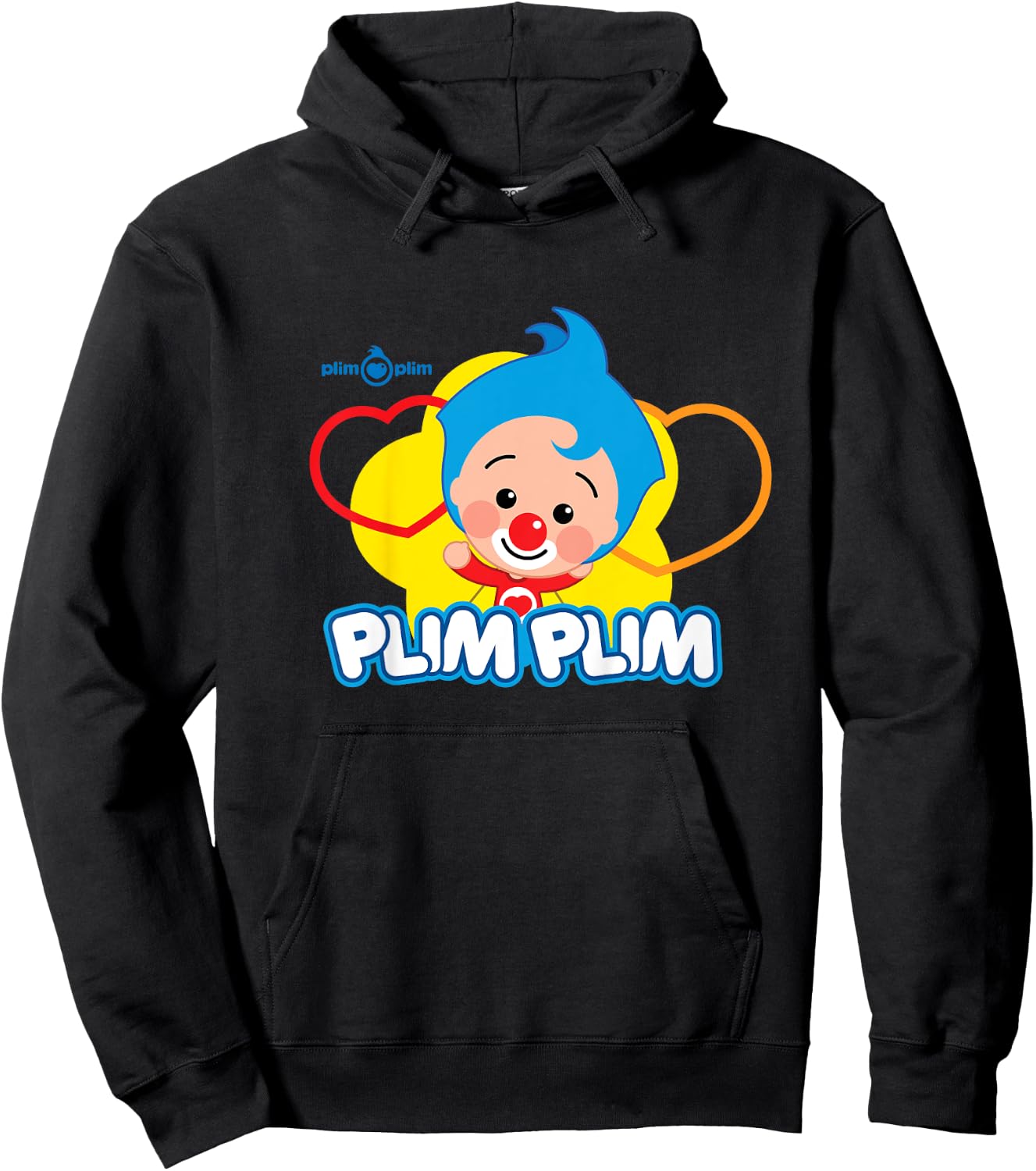 Kids Plim Plim The Kindness Hero - Colourful designs for children Hoodie - Hoodie | Black