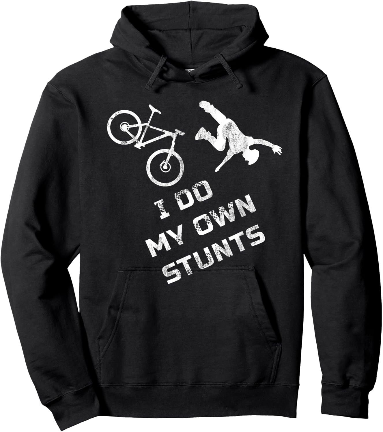 I do my own Stunts Mountain Bike Cycling Outfit MTB Life Hoodie - Hoodie | Black
