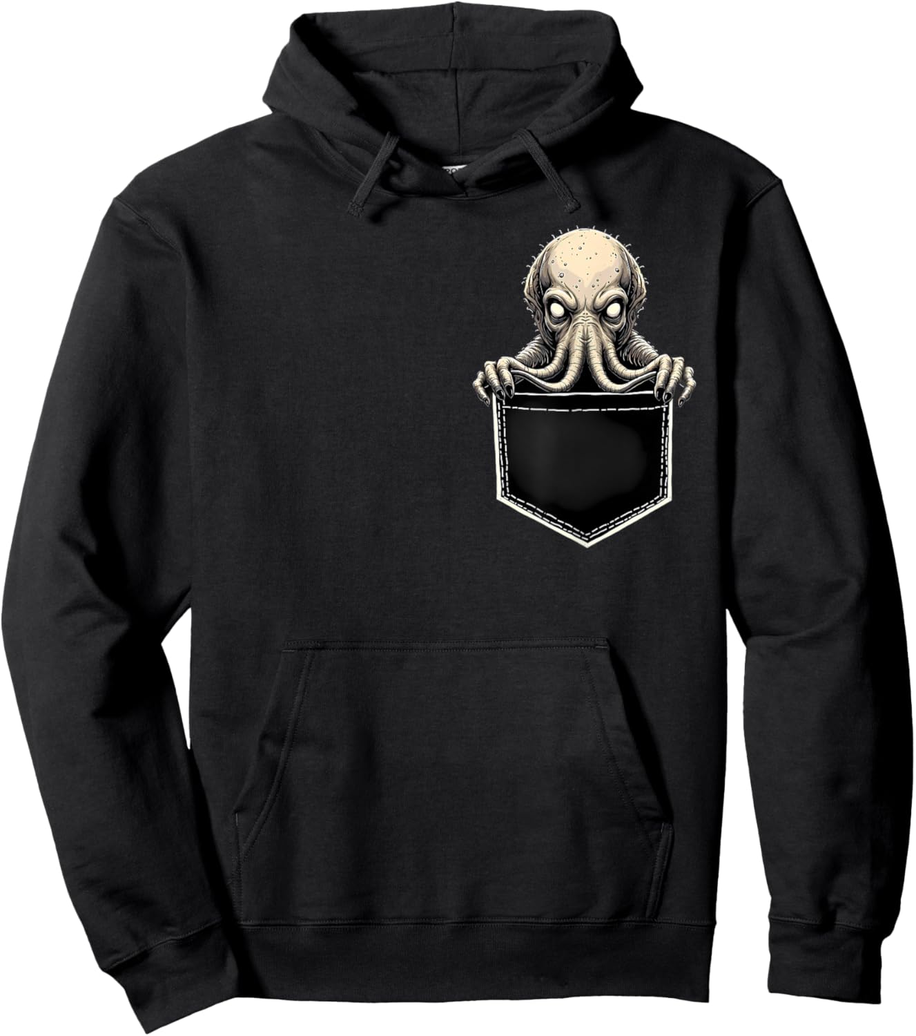 Cthulhu In The Pocket Halloween Hoodie - Hoodie | Black