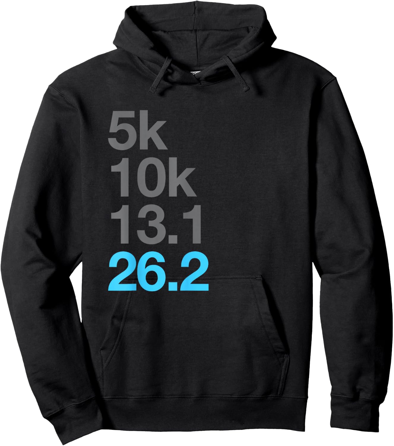 5k 10k 13.1 26.2 Marathon Running Marathoner Hoodie - Hoodie | Black