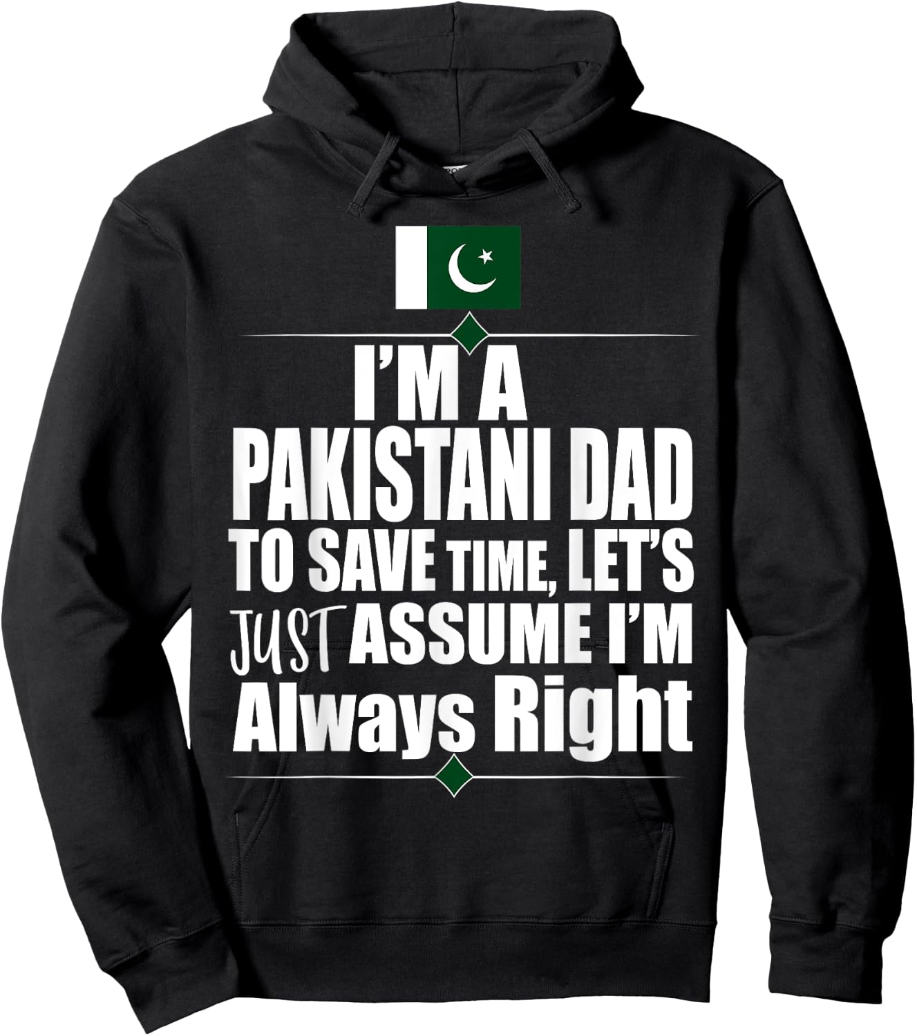 Storecastle: I'm A Pakistani Dad Father's Gift Hoodie - Hoodie | Black