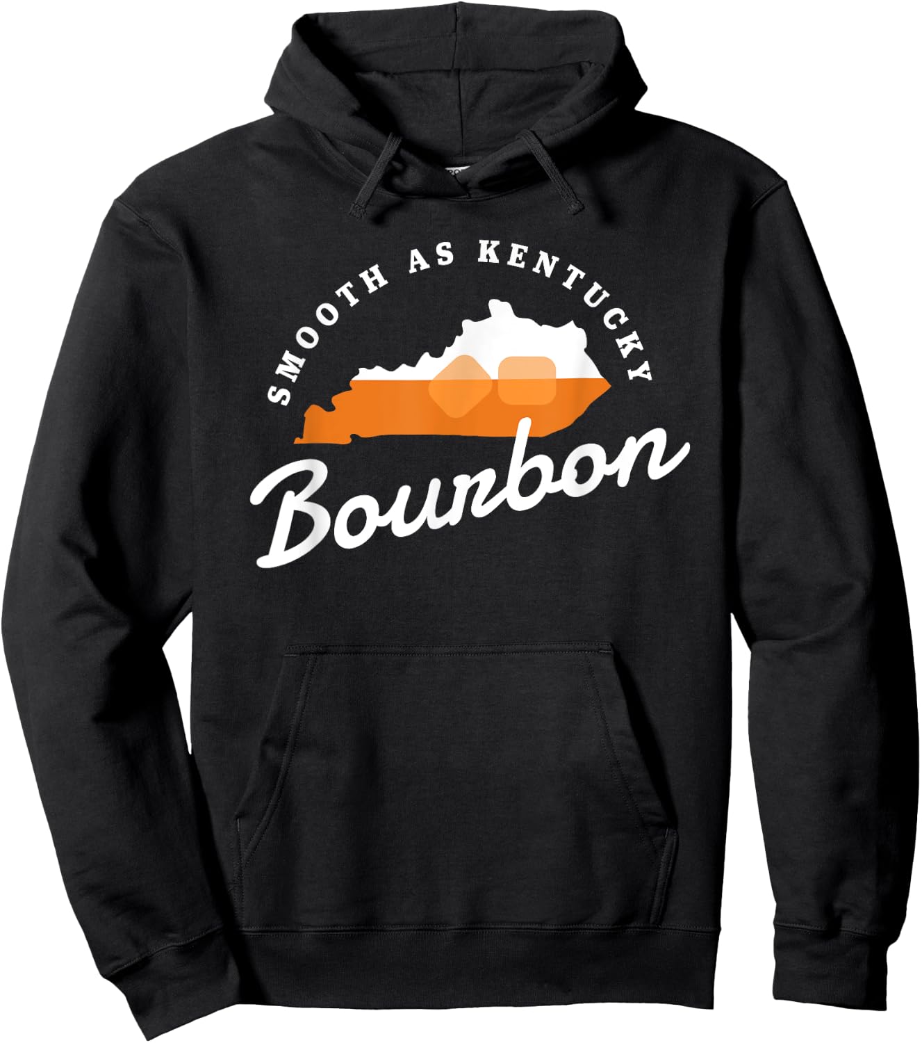 Funny Bourbon Drinker Smooth As Kentucky Bourbon Whiskey Hoodie - Hoodie | Black
