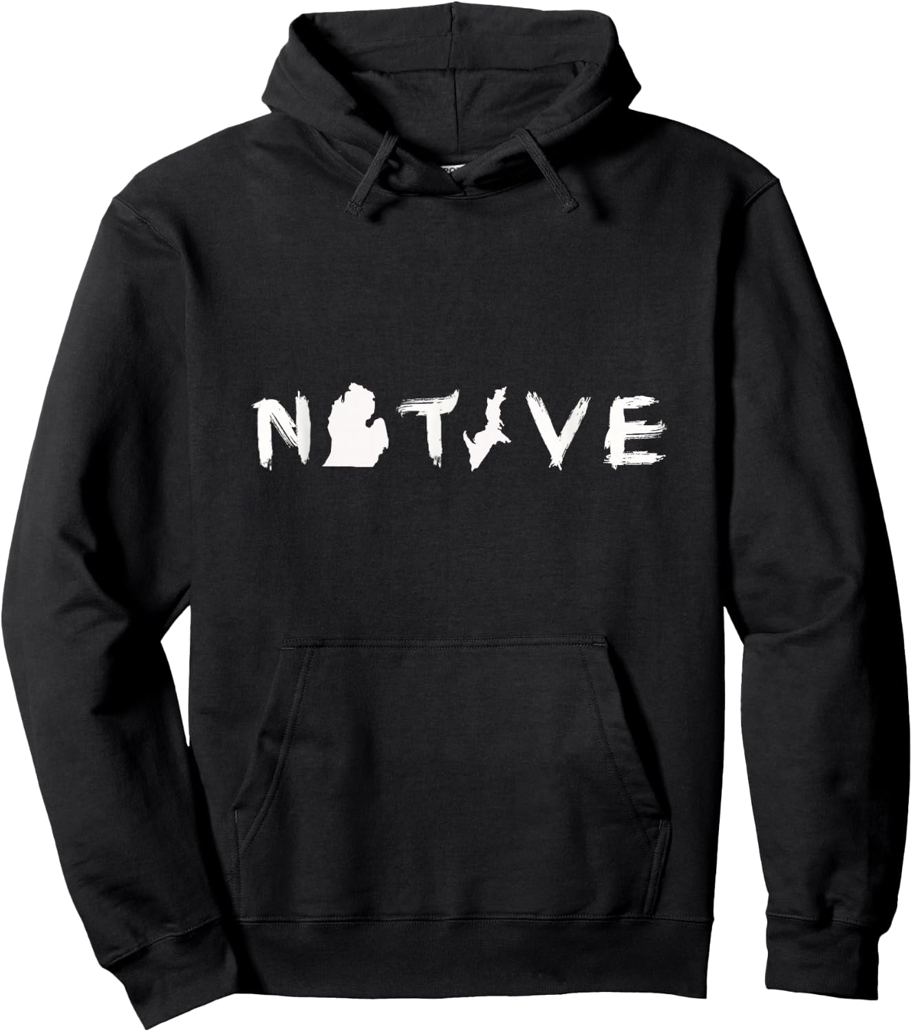 Michigan Native Great Lakes Pride Hoodie - Hoodie | Black