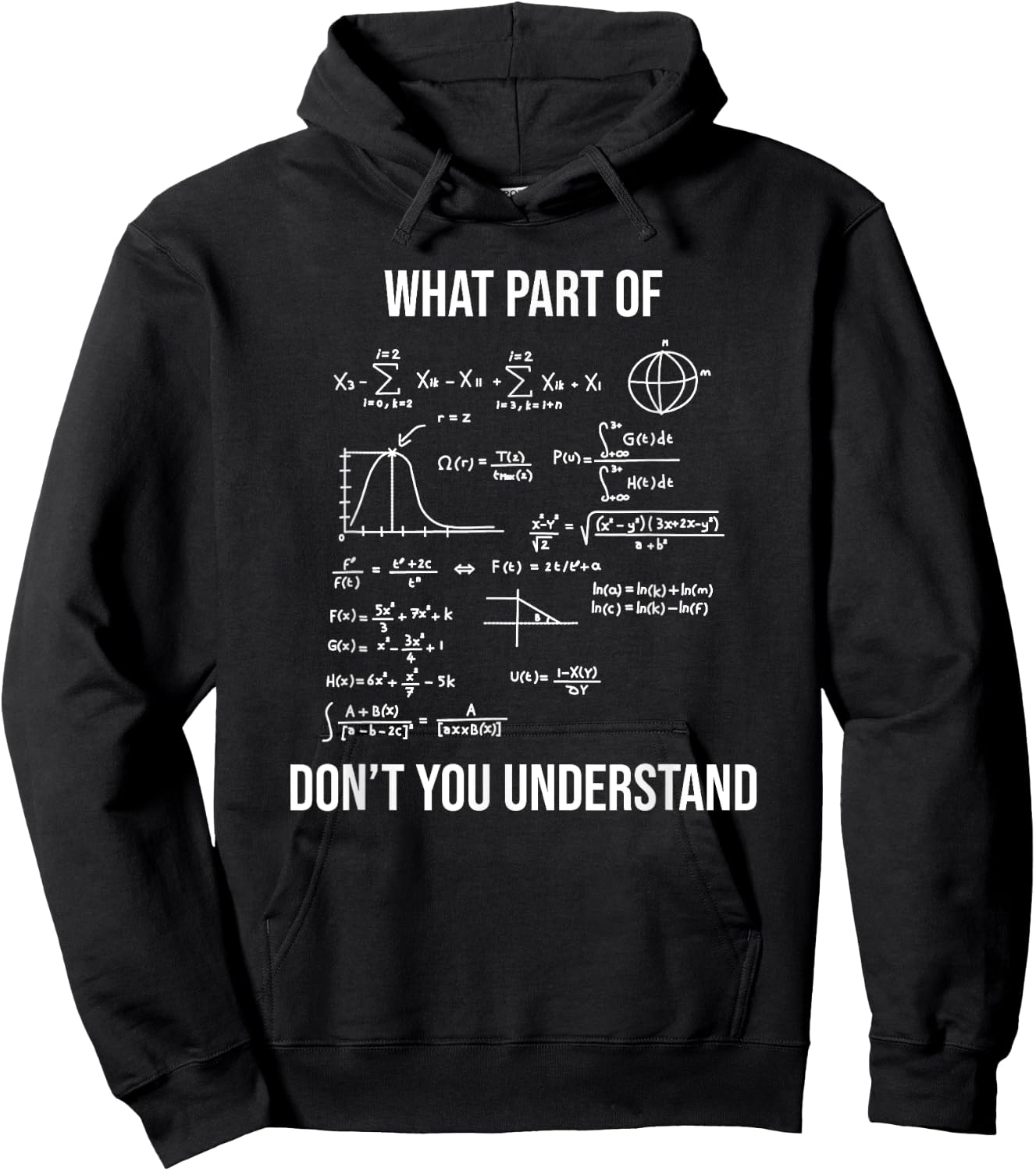What Part Of Funny Mechanical Engineer Mathematician Hoodie - Hoodie | Black