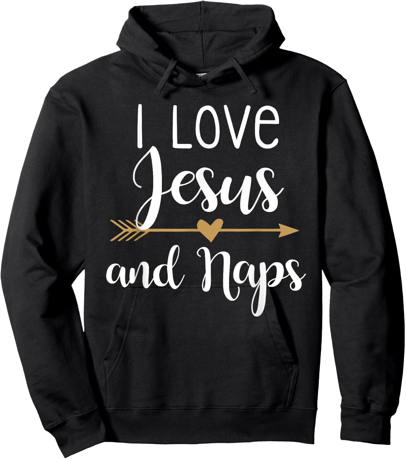 I Love Jesus And Naps Hoodie - Hoodie | Black