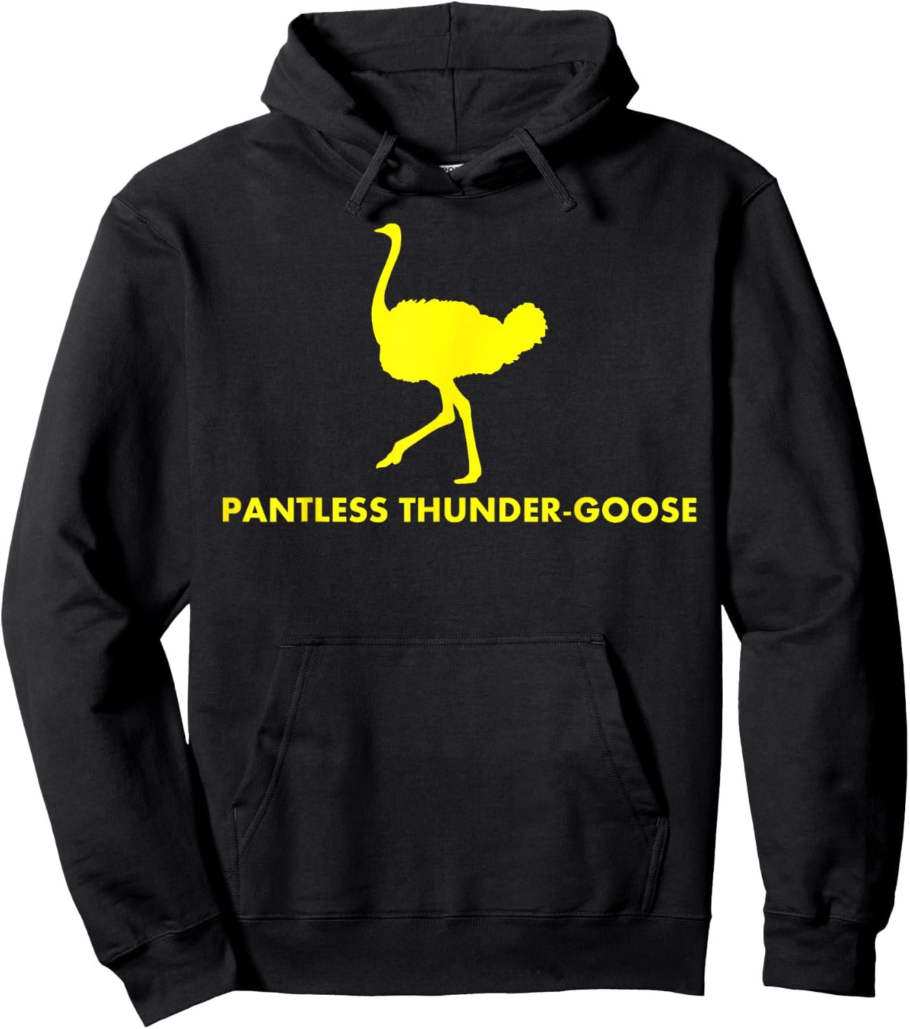 Pantless Thunder Goose - Popular Random Hoodie - Hoodie | Black