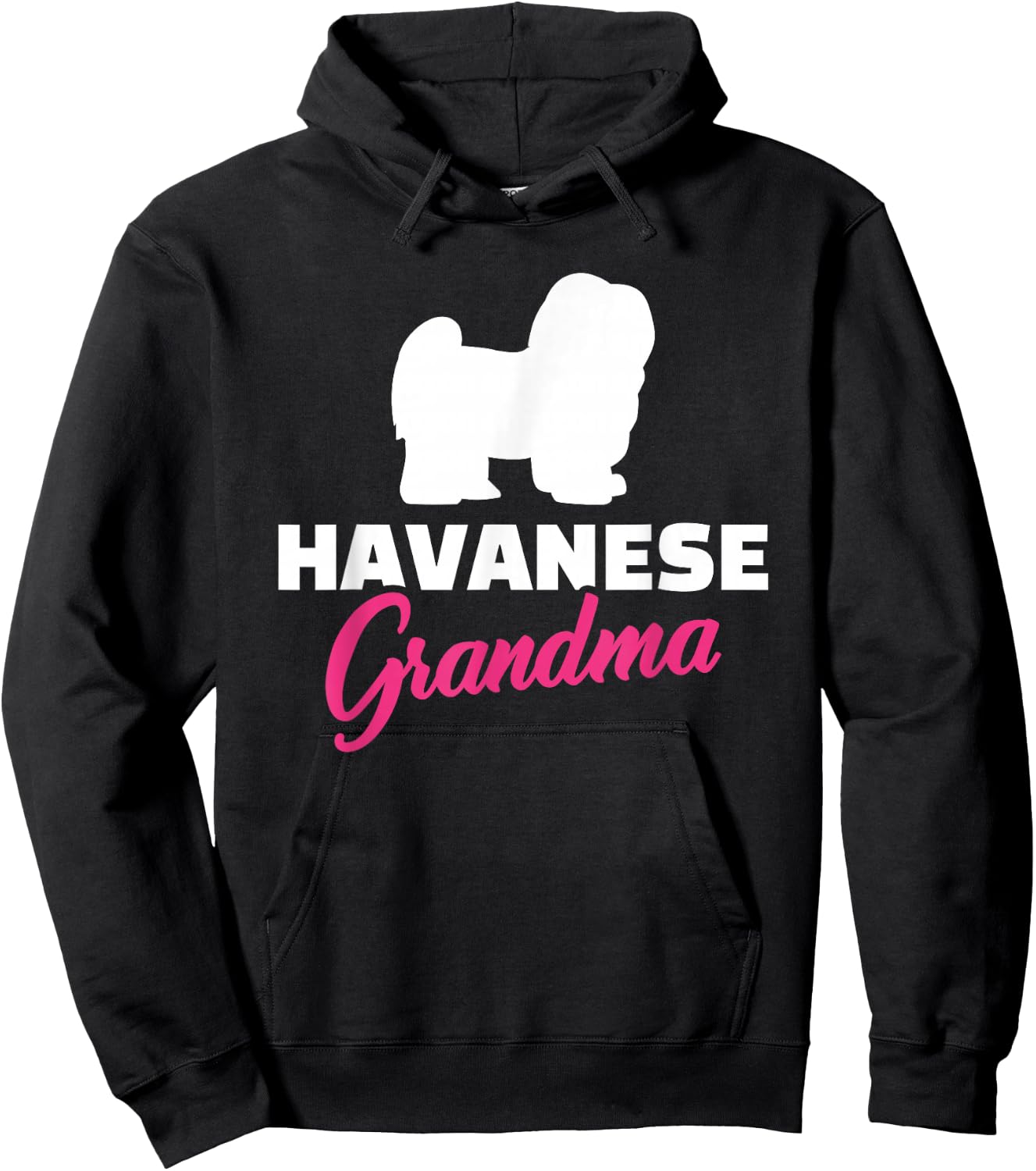 Havanese Grandma Hoodie - Hoodie | Black