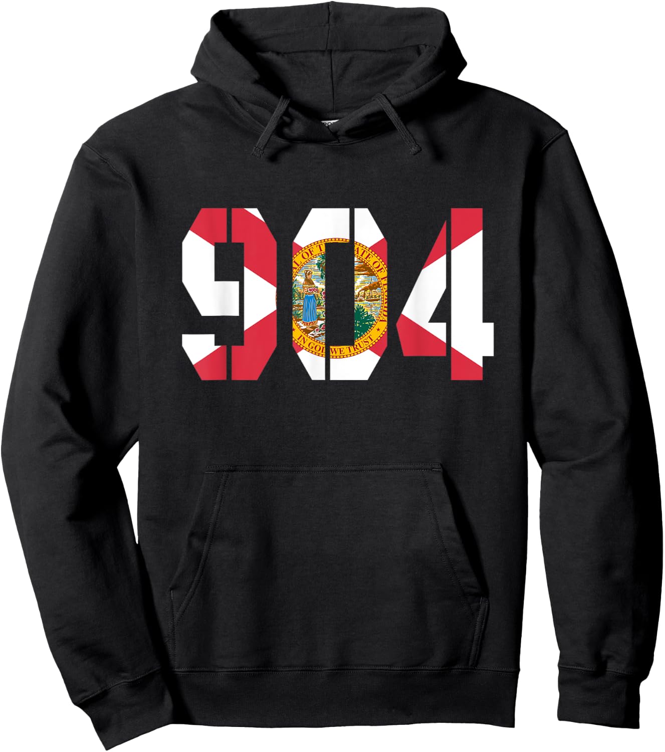 904 Duval Florida Flag Lovers Hoodie - Hoodie | Black