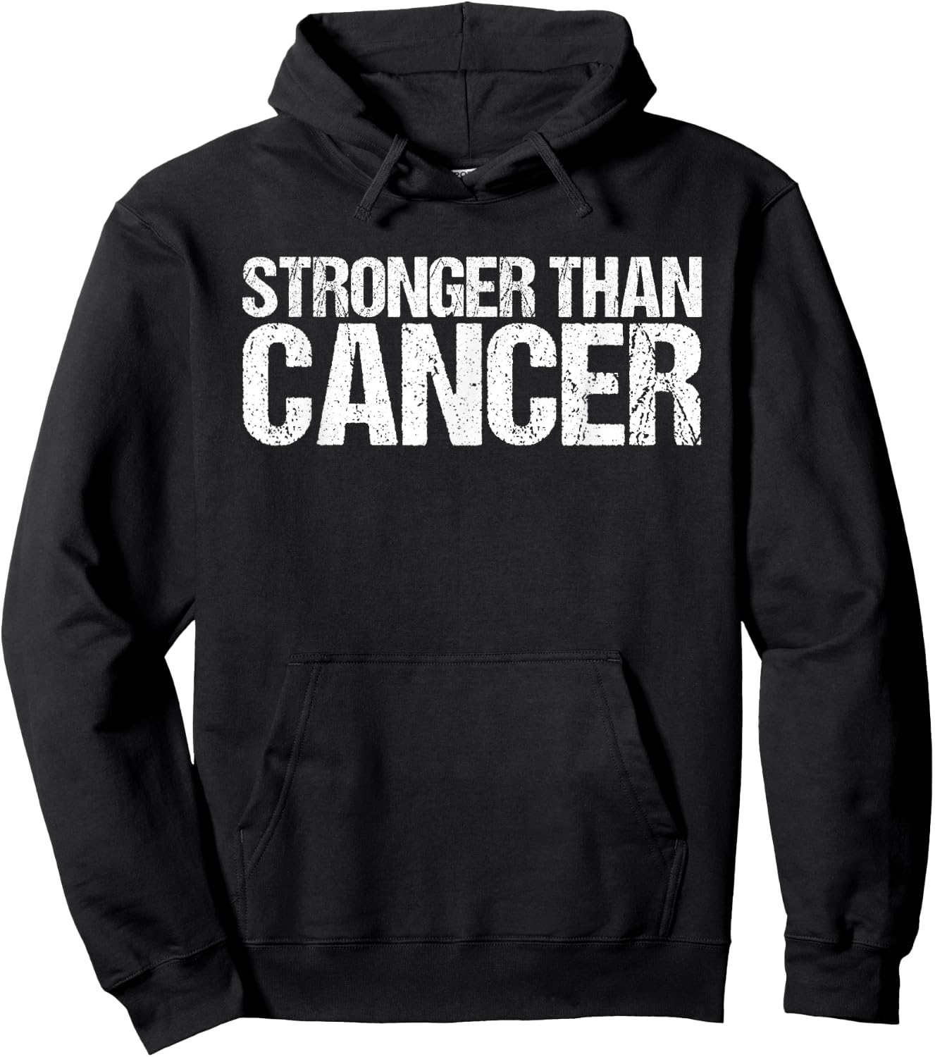 Stronger Than Cancer Find A Cure Cancer Survivor Superhero Hoodie - Hoodie | Black