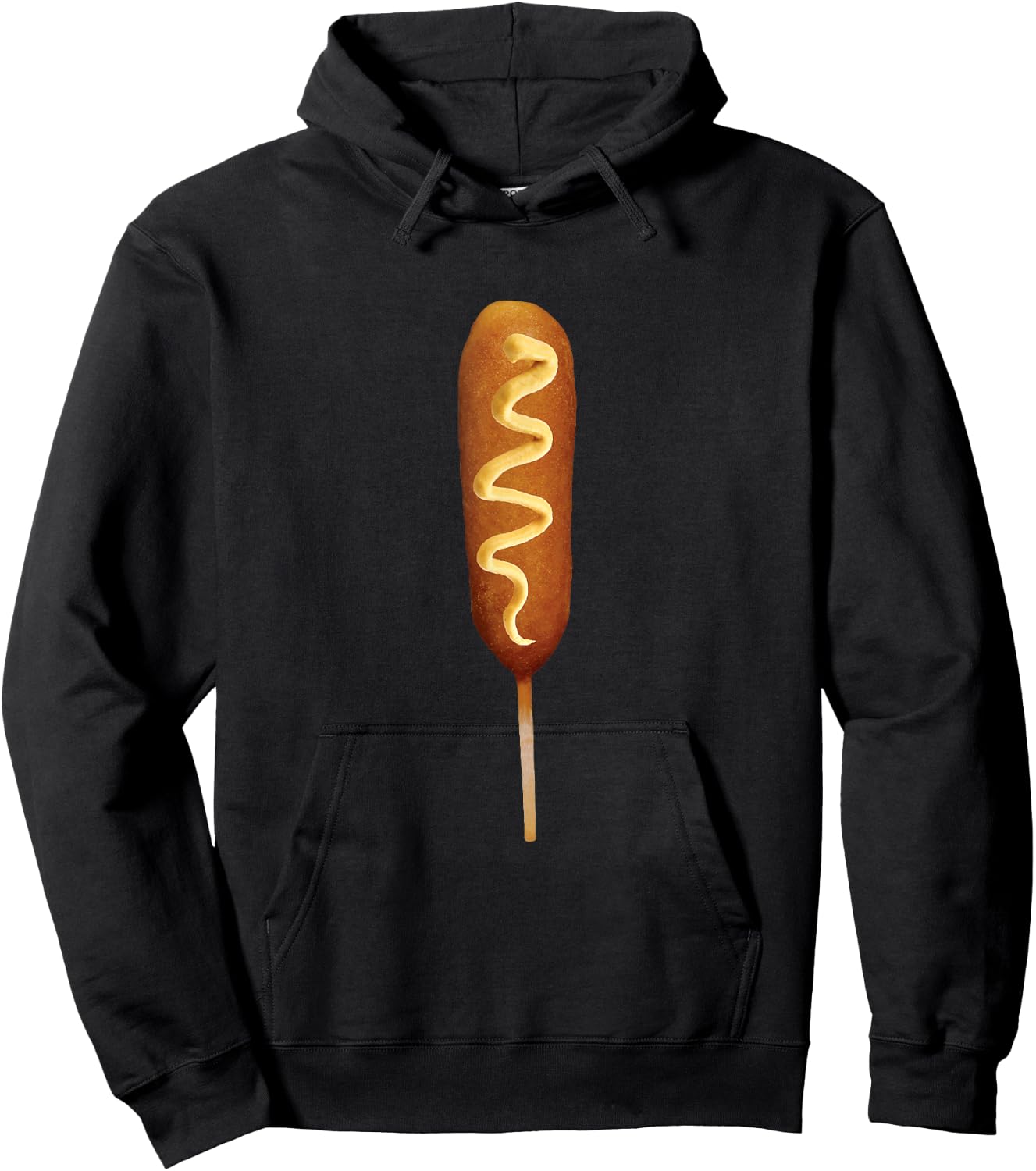 Corn Dog Lover Halloween Costume Women Kids Hoodie - Hoodie | Black