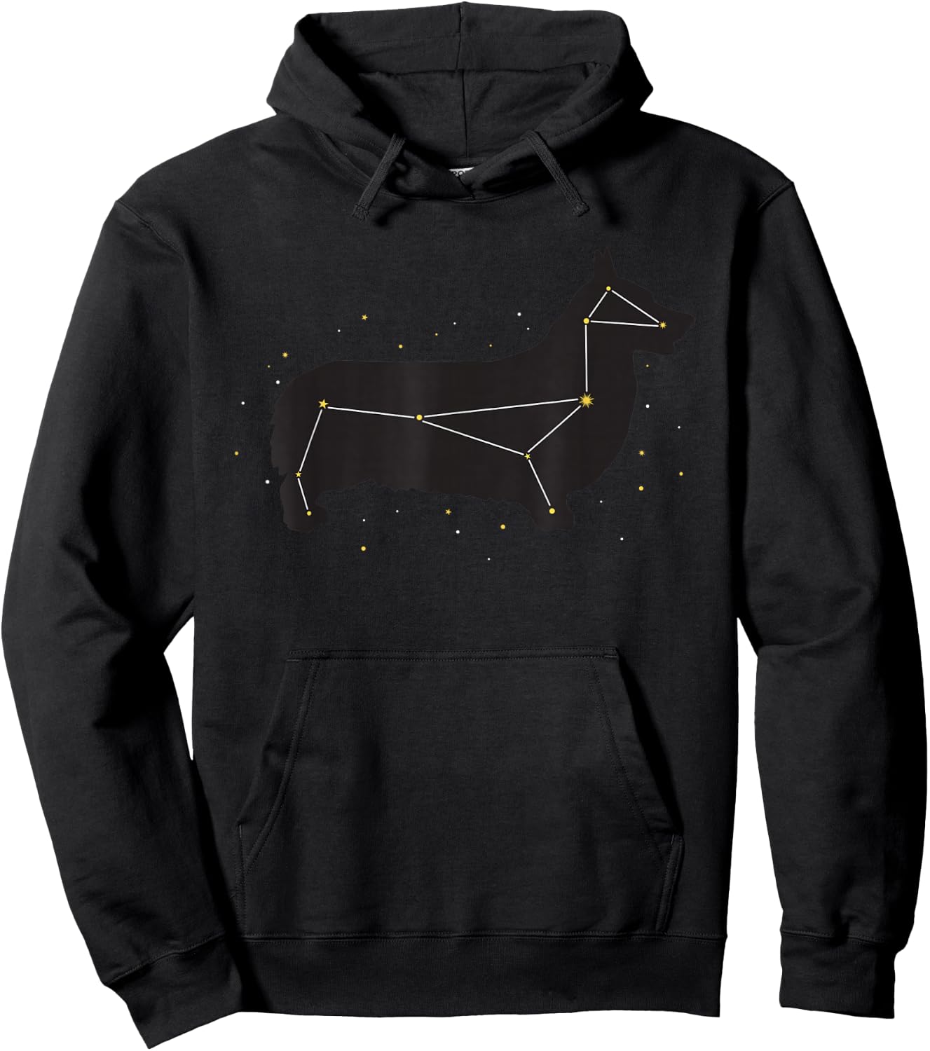 Corgi - Cute Constellation Dog for Pet Parents Women Girls Kids Hoodie - Hoodie | Black