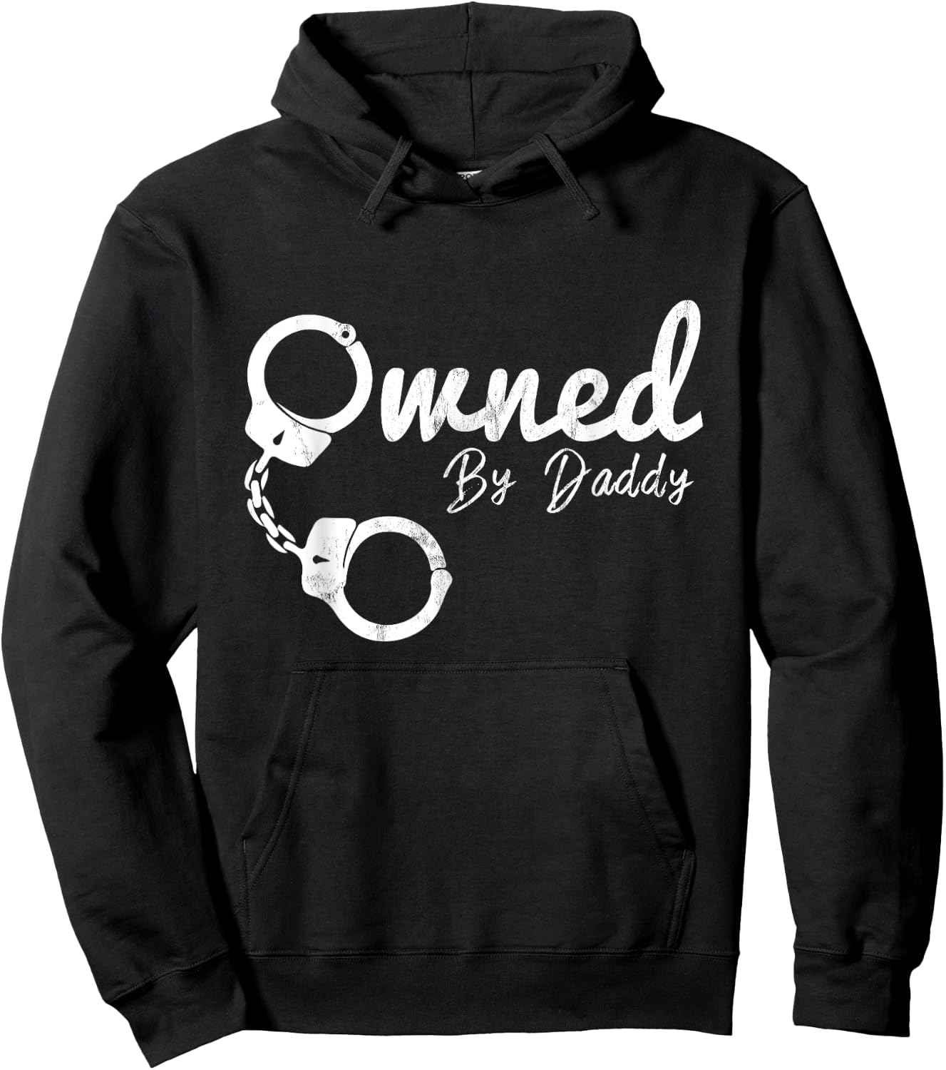 Owned by Papa BDSM DDLG Devot dominate Hoodie - Hoodie | Black