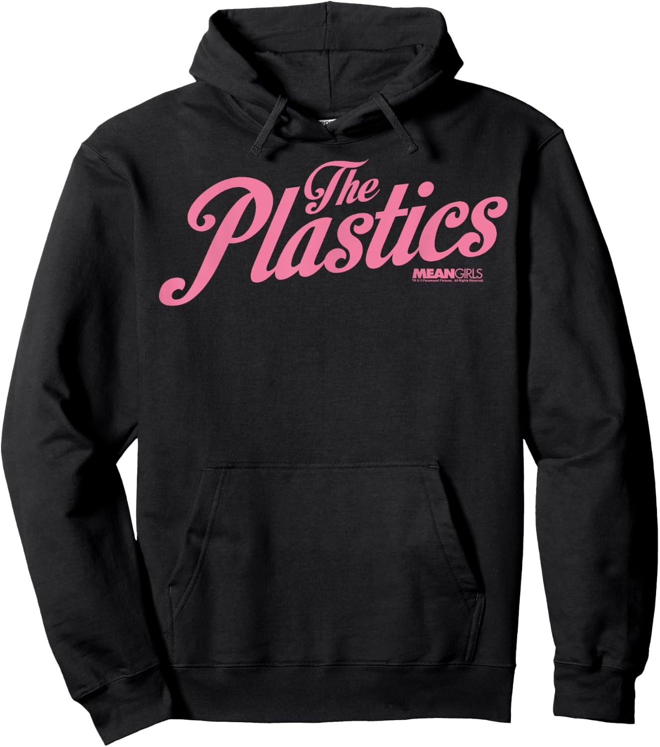 Mean Girls Pink The Plastics Logo Hoodie - Hoodie | Black
