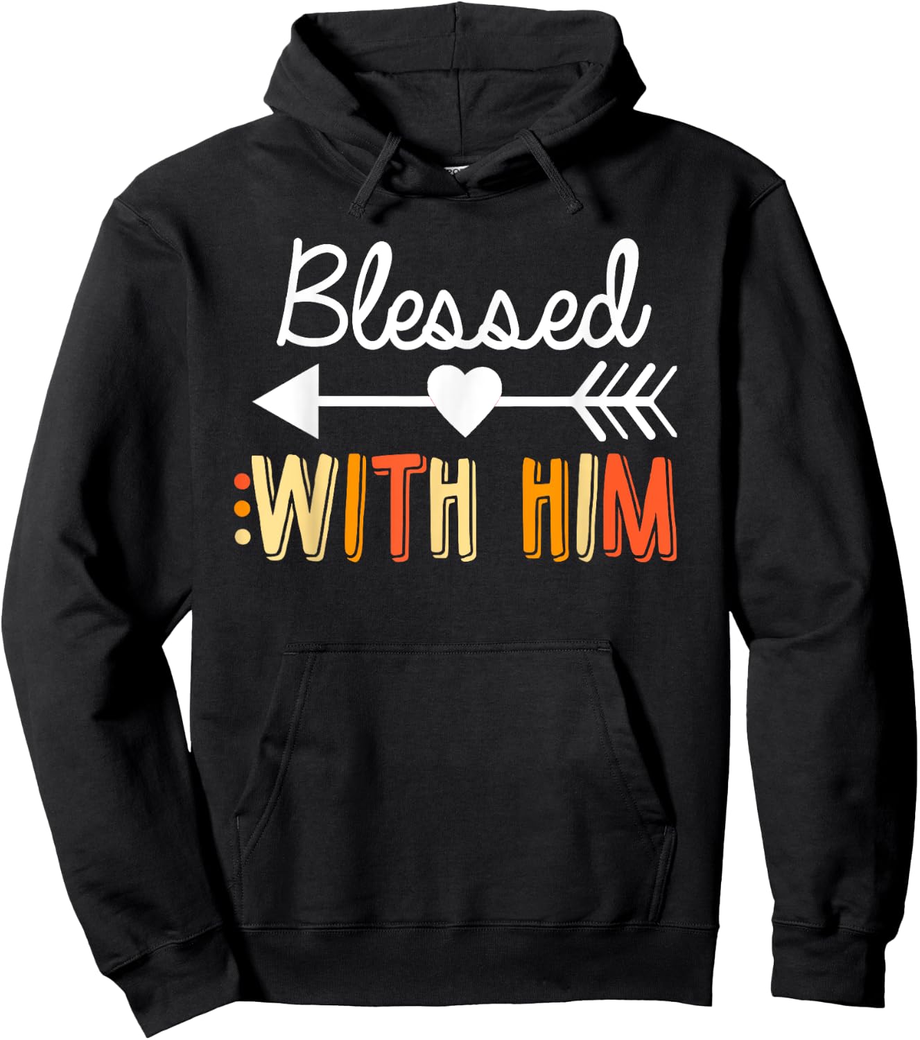 Matching Thanksgiving Couples Pair Funny Outfit Hoodie - Hoodie | Black