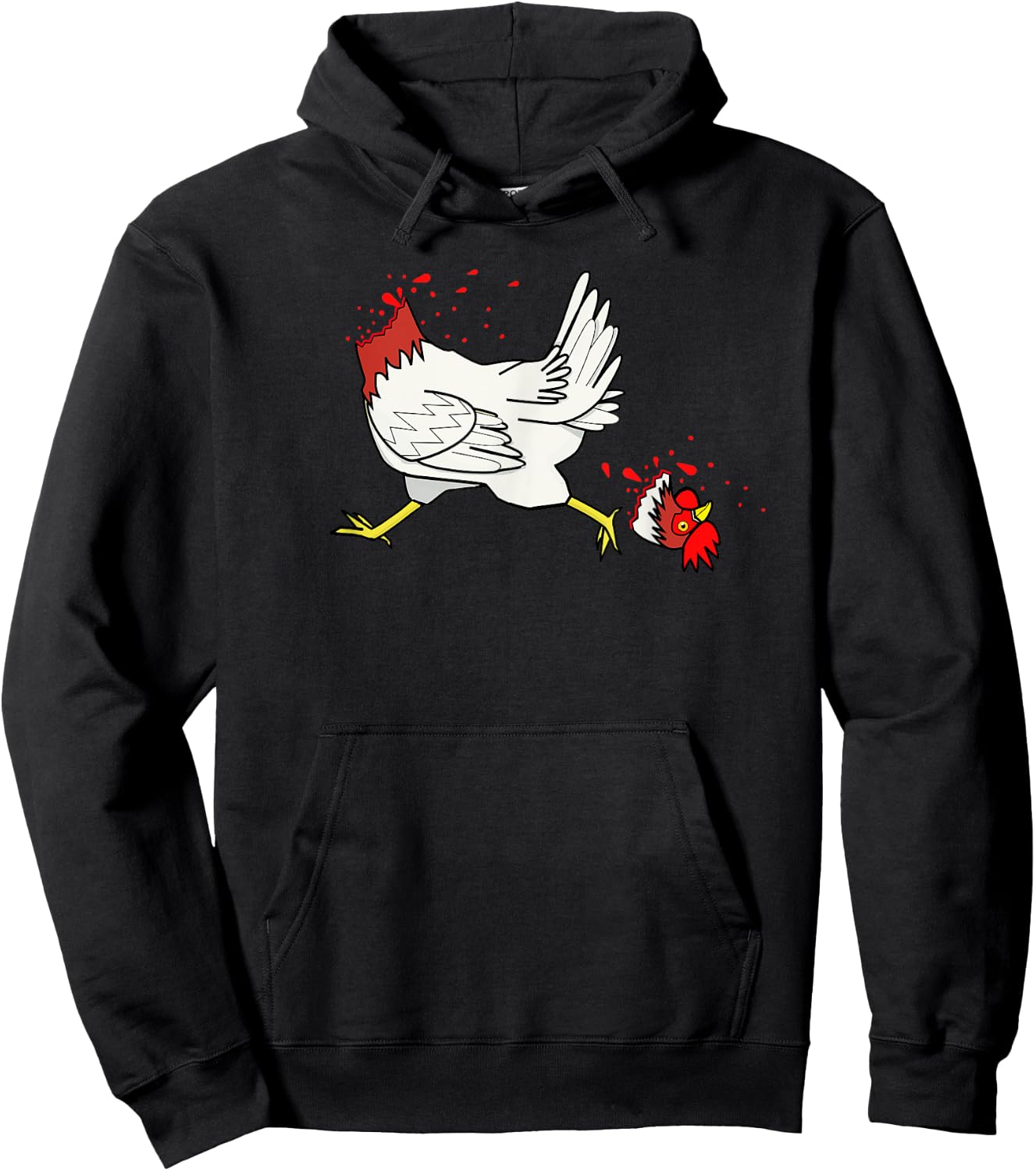 Chicken With Their Head Cut Off | How I Feel Hoodie - Hoodie | Black