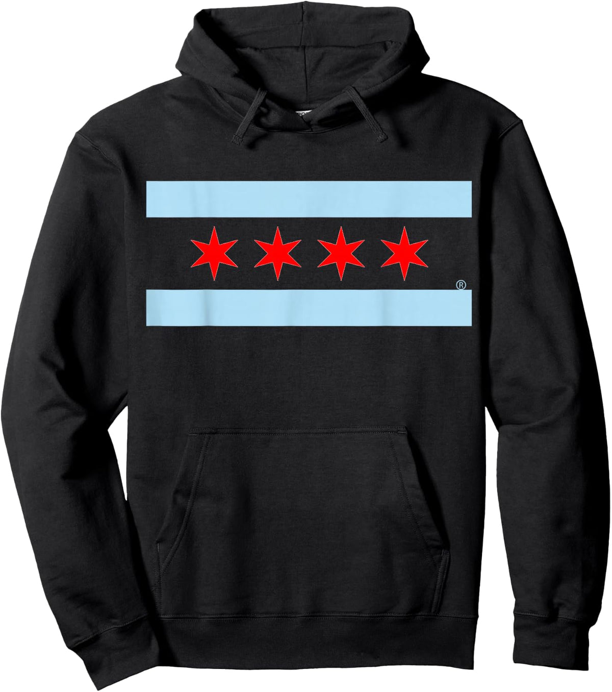Chicago Flag Home Love Family Men Women Kids Toddler Youth Small Hoodie - Hoodie | Black