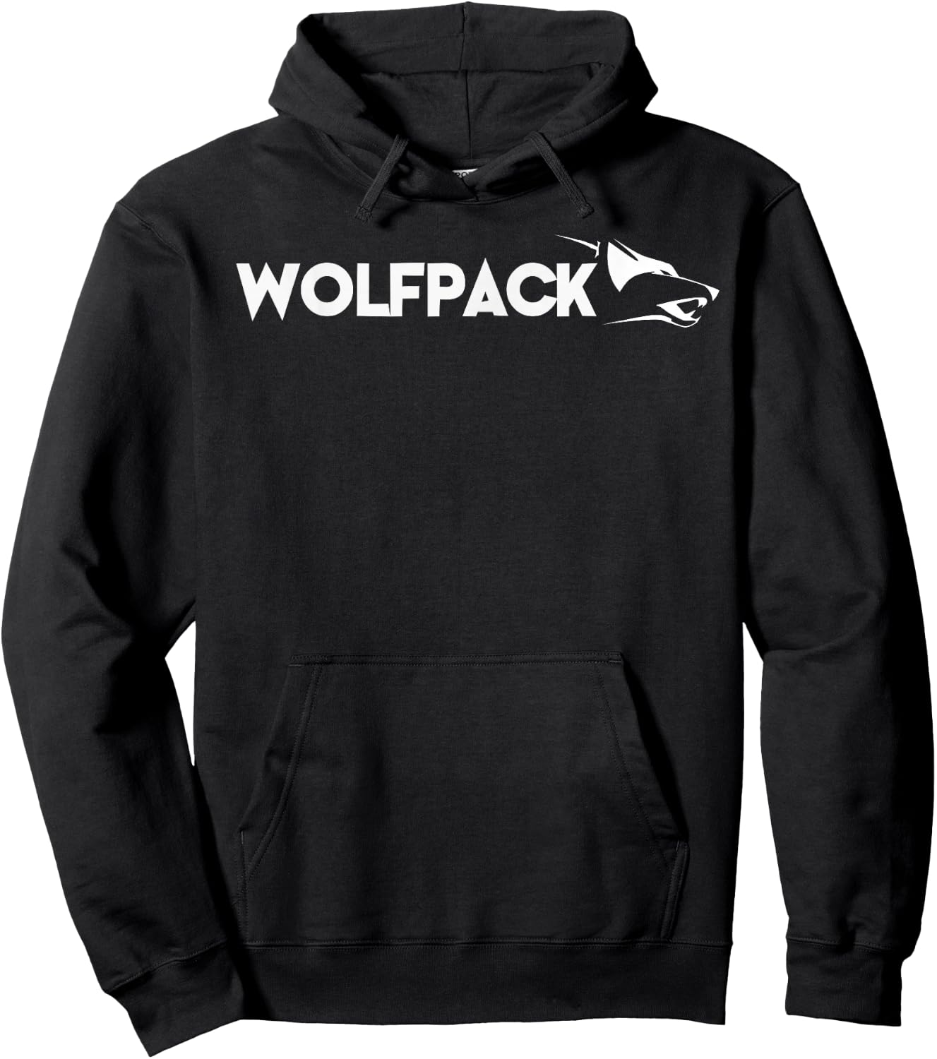 Men and women WOLFPACK short sleeve Hoodie - Hoodie | Black