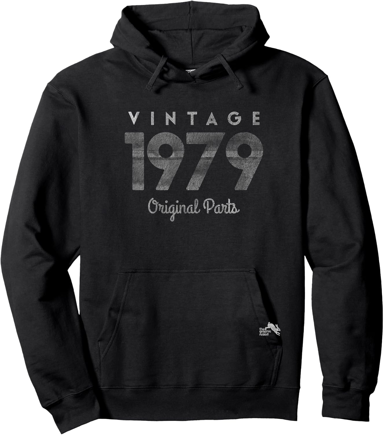 Vintage 1979 T Shirt Original Parts Hoodie - Hoodie | Black