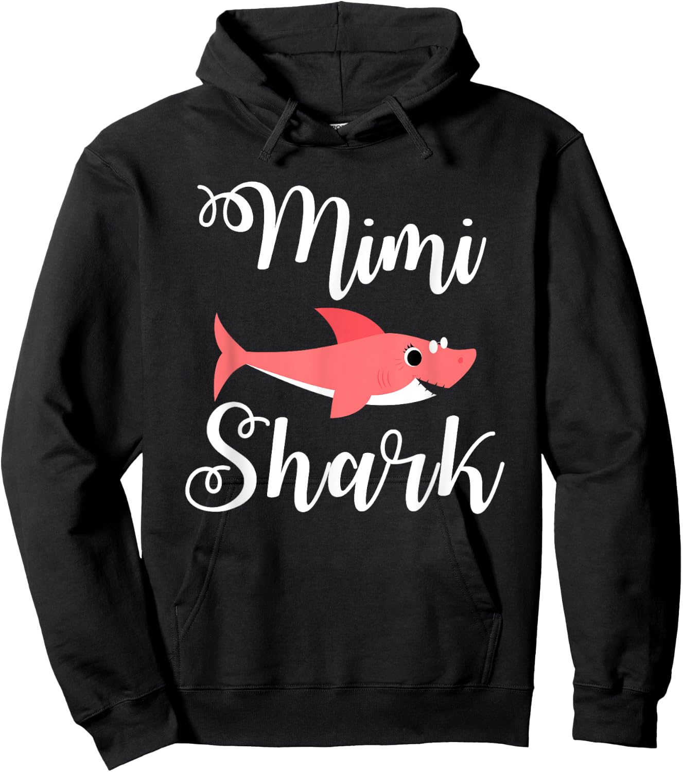 MiMi Shark Funny Grandma Mothers Day Gift Women's Hoodie - Hoodie | Black