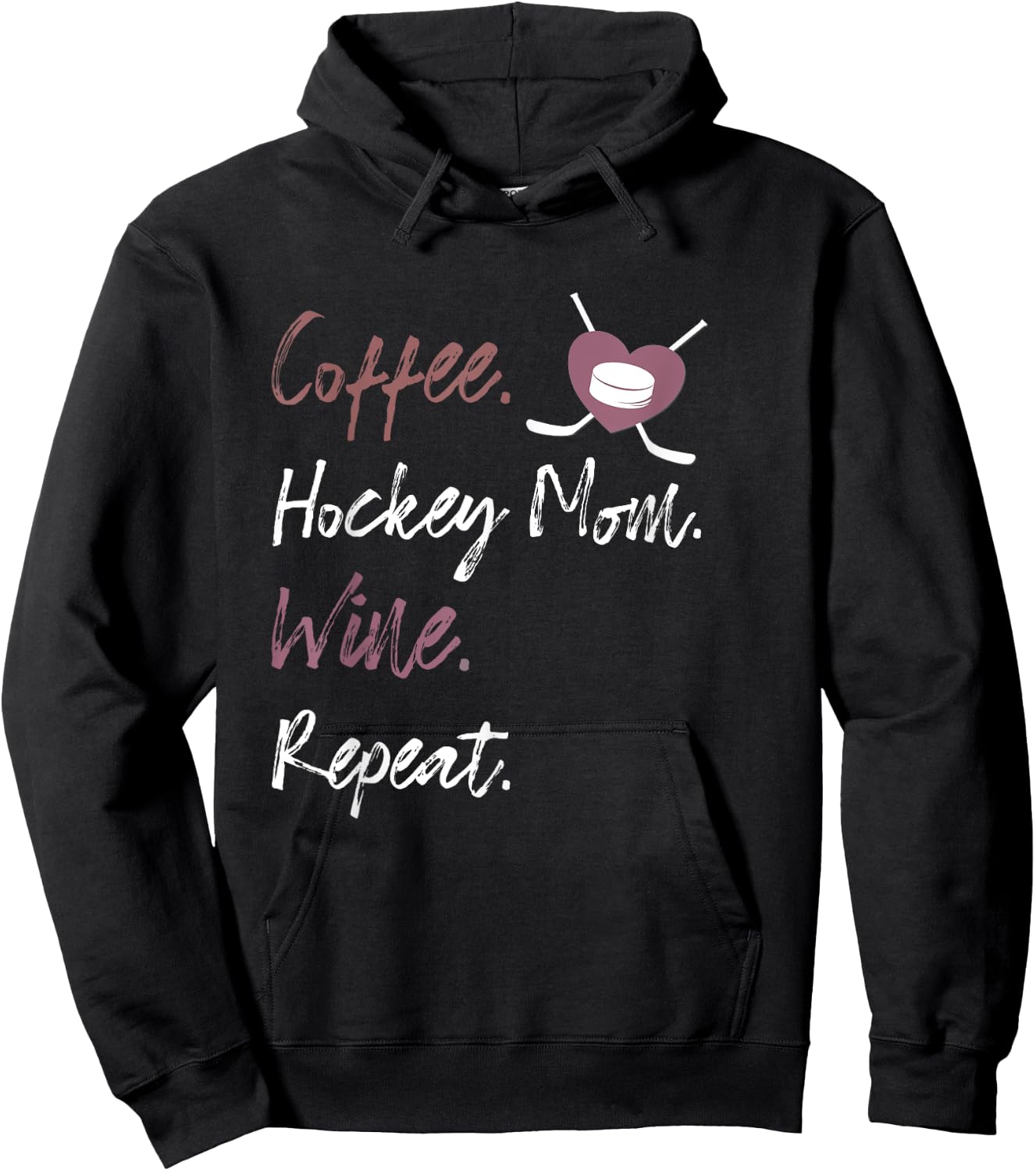 Hockey Mom Shirt Funny Hockey Mom Hoodie - Hoodie | Black