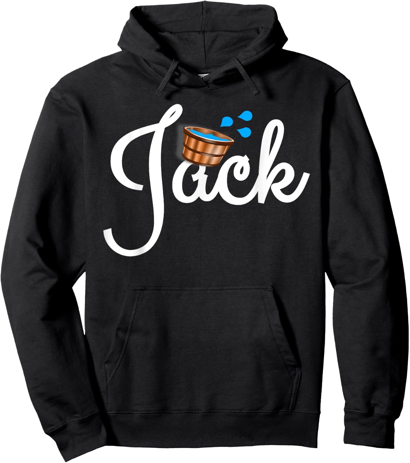 Jack and Jill Halloween Matching Couple Hoodie - Hoodie | Black
