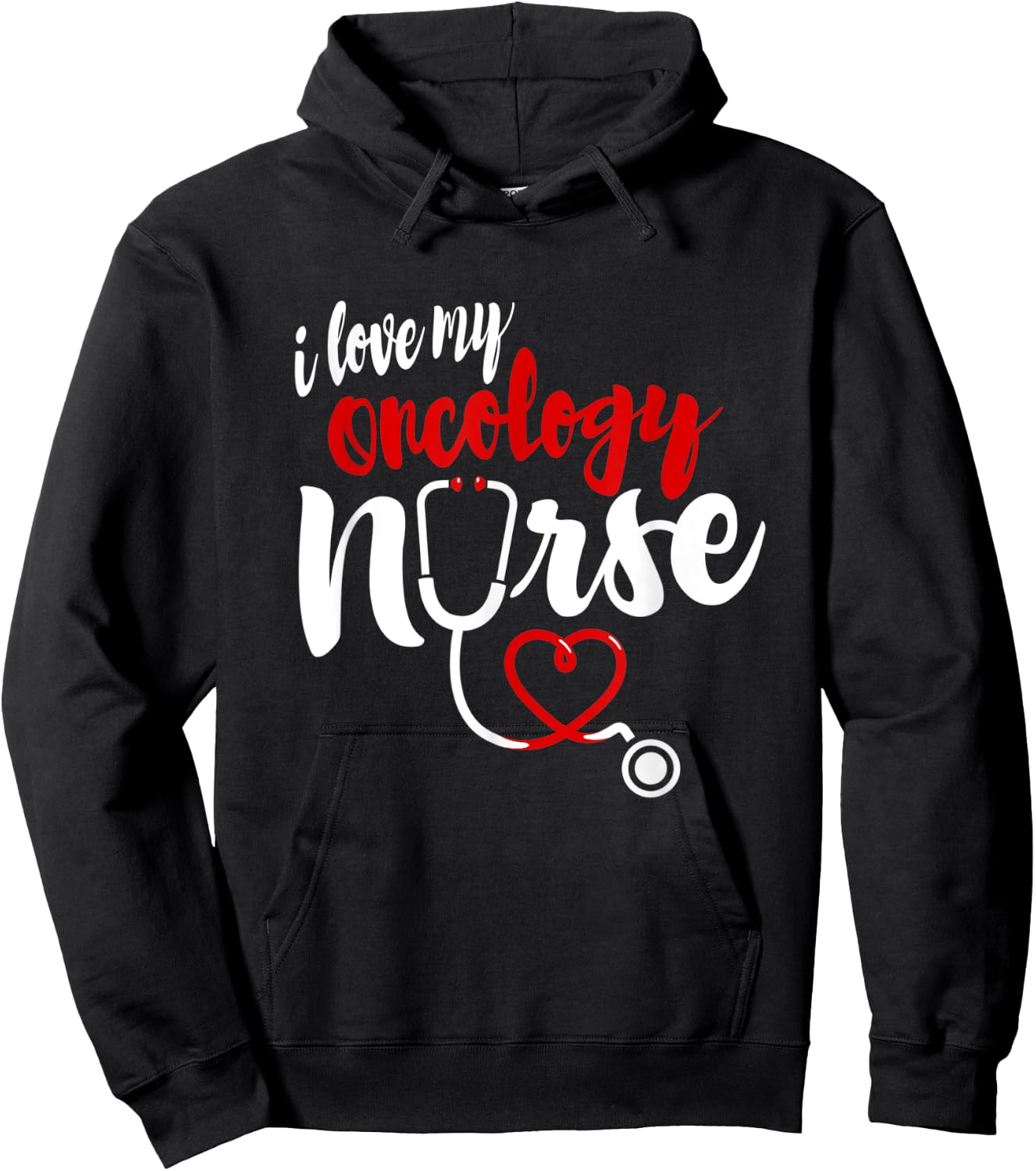 Oncology Nurse Love Gifts | I love My Nurse Hoodie - Hoodie | Black