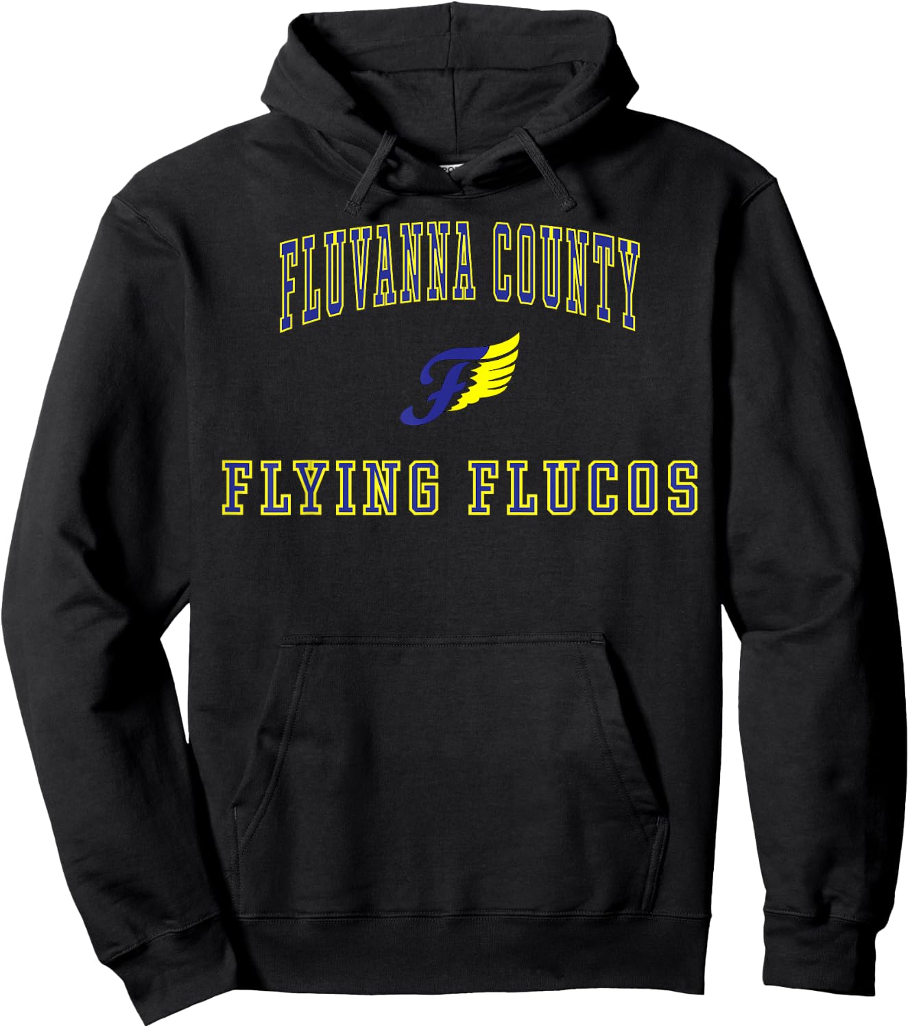 Fluvanna County High School Flying Flucos C1 Hoodie - Hoodie | Black