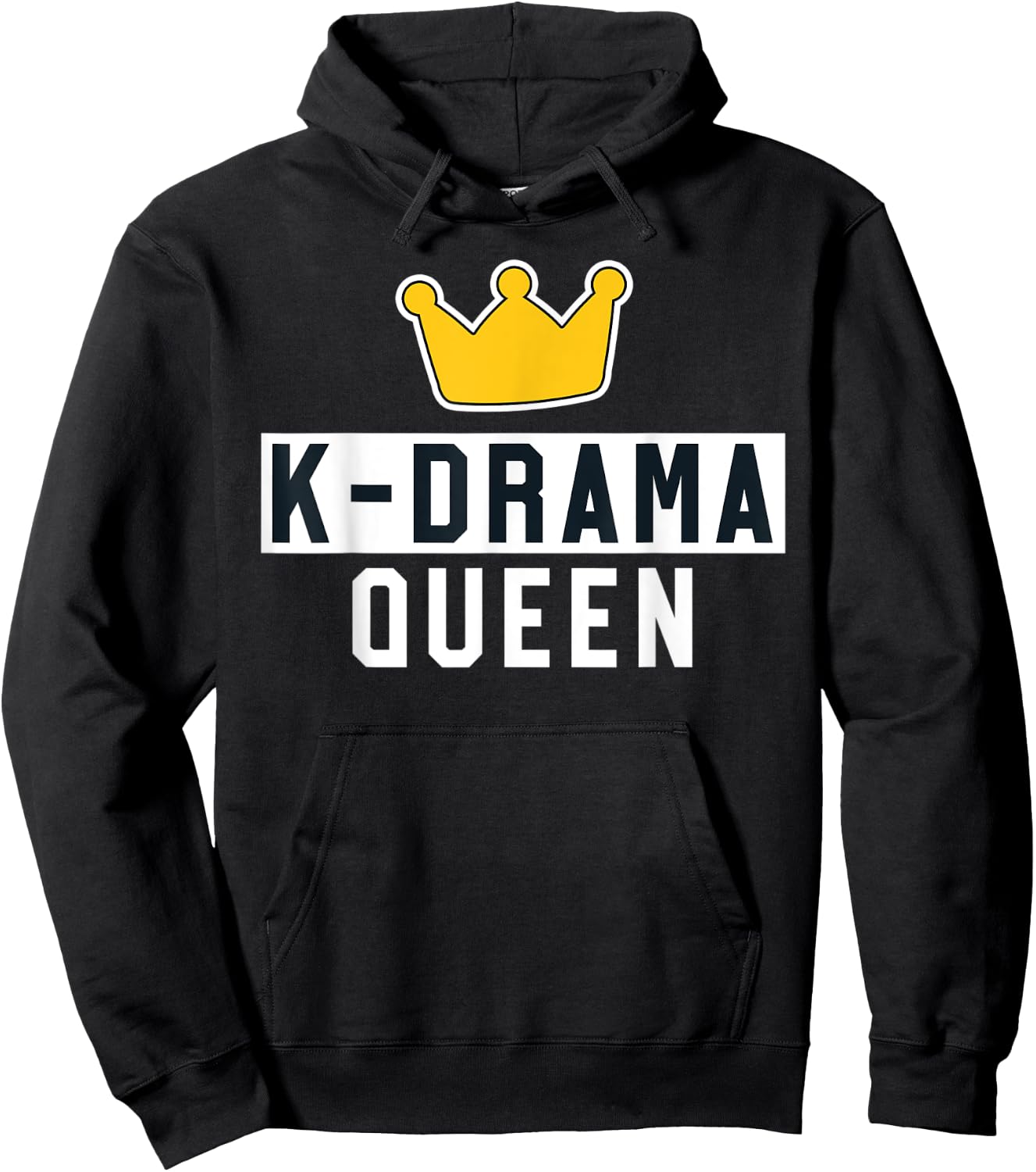 K-Drama Queen - Kawaii K-Pop Shirt Merchandise Merch Hoodie - Hoodie | Black