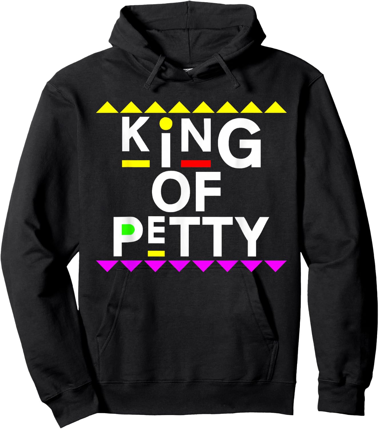 King of Petty Shirt 90s Style Hoodie - Hoodie | Black