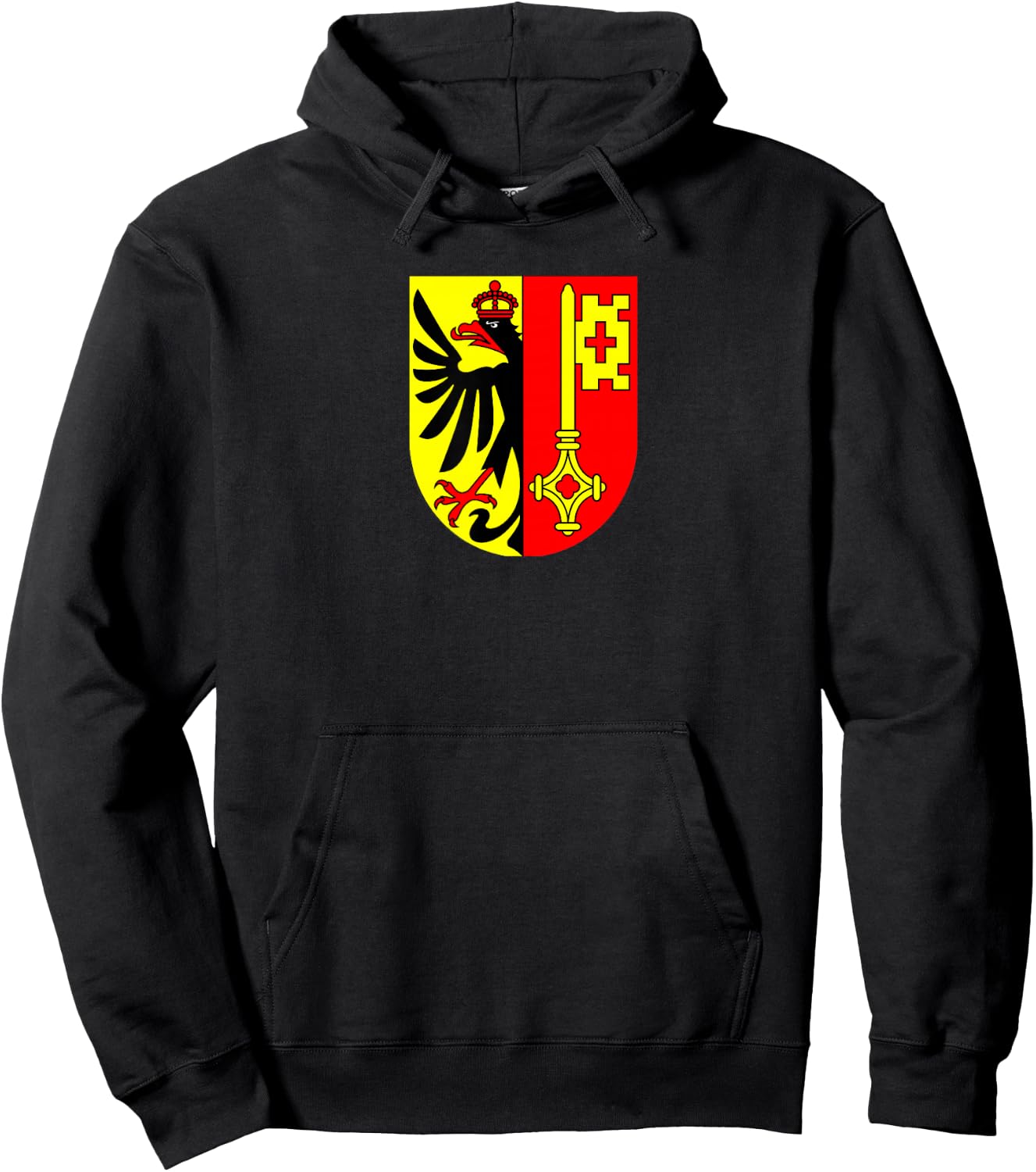 Geneva - Swiss Canton and City Coat of Arms Hoodie - Hoodie | Black
