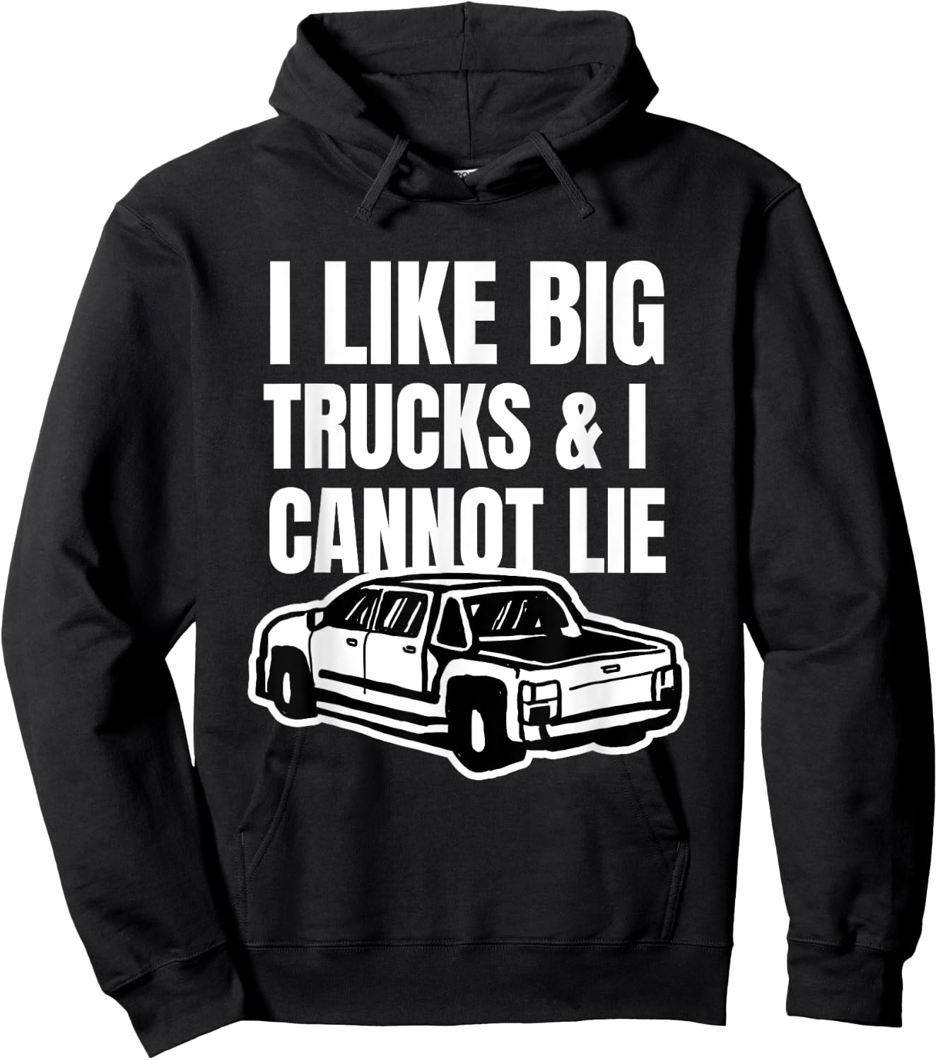 Pickup Truck Hoodie - Hoodie | Black